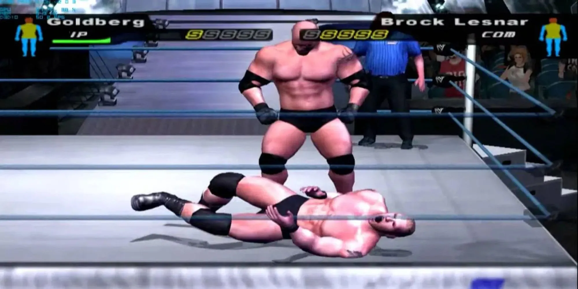 Poster quảng bá game WWE SmackDown: Here Comes The Pain trên PS2