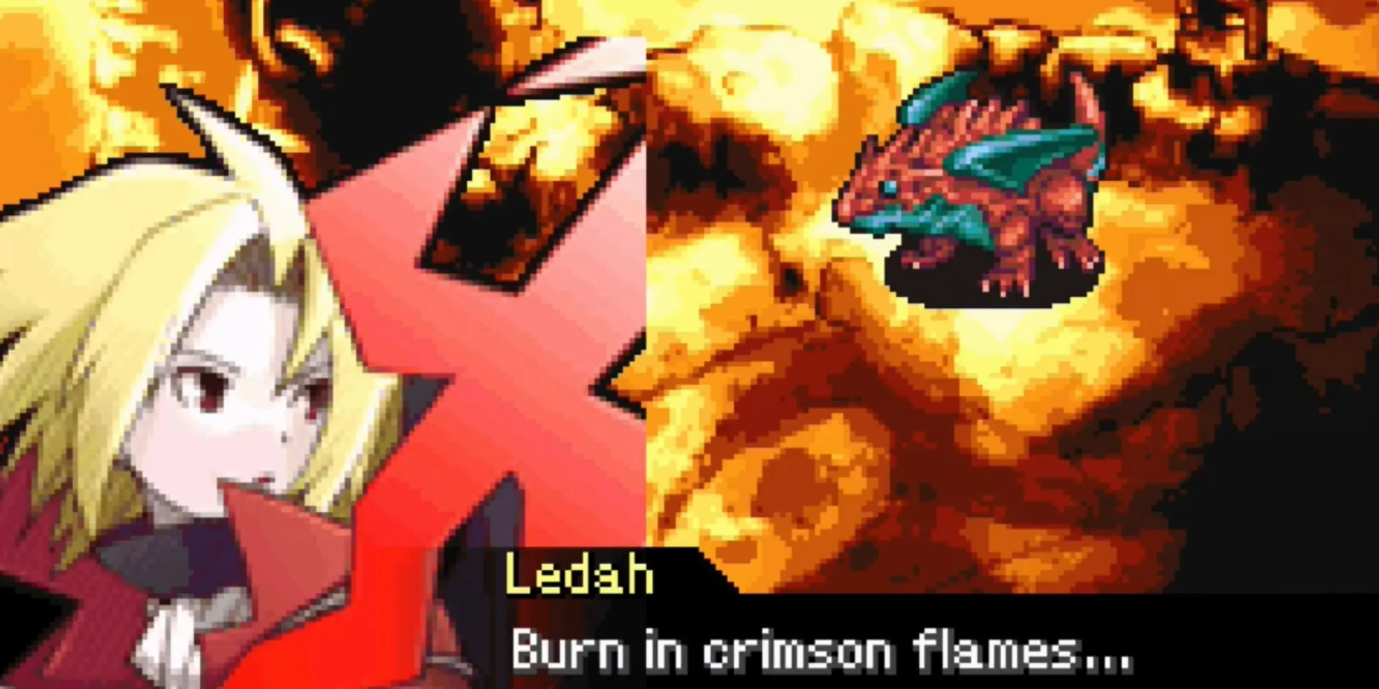 Riviera The Promised Land GBA cảnh chiến đấu theo lượt đồ họa pixel art