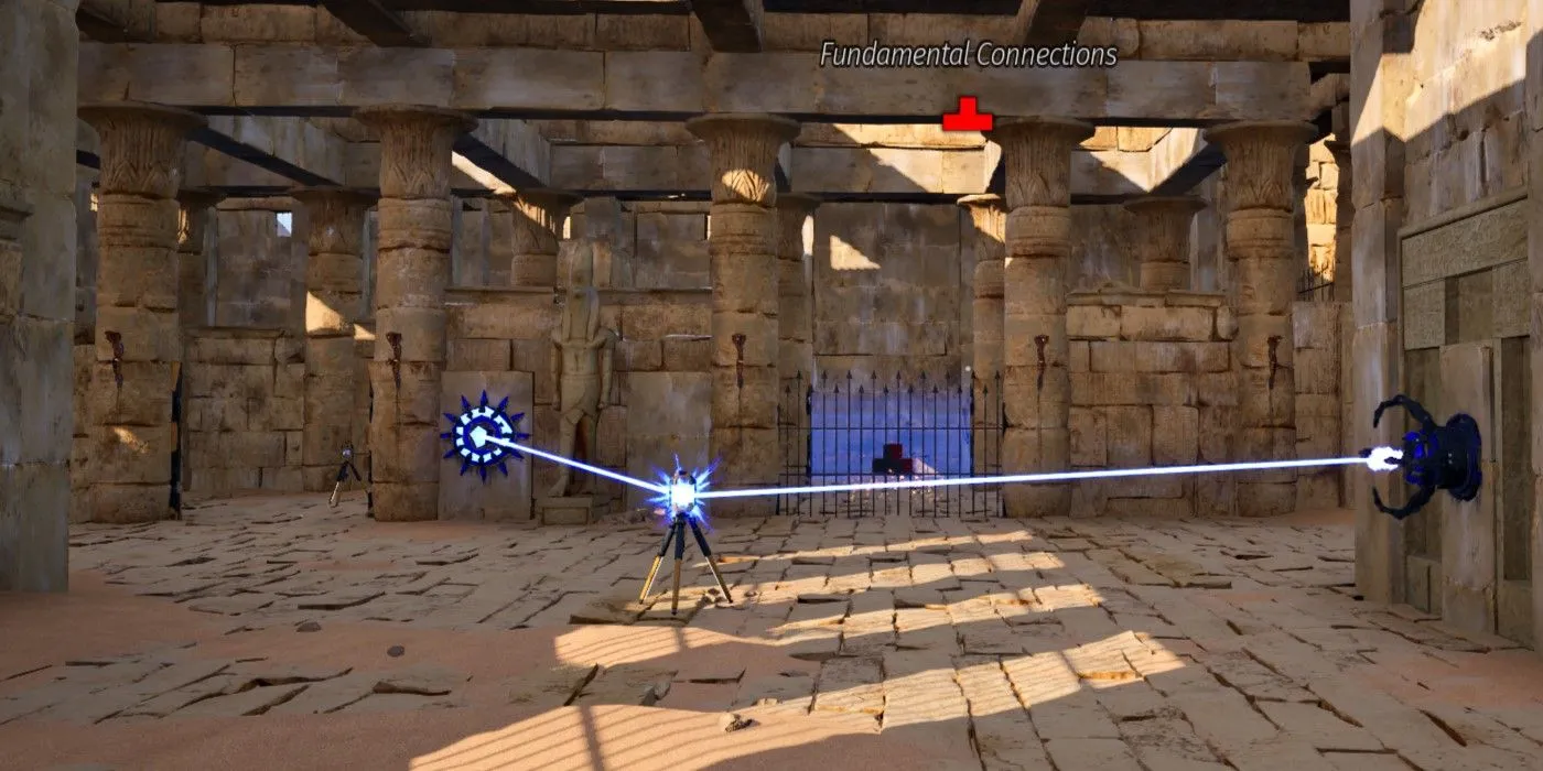 Robot giải mã các câu đố laser phức tạp trong thế giới The Talos Principle