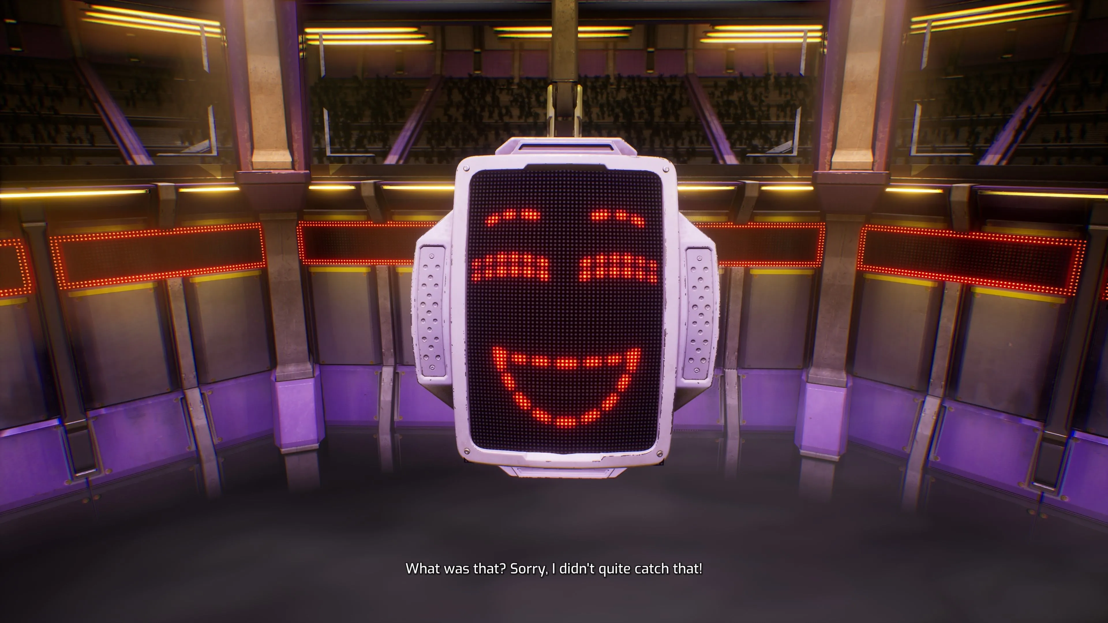 Robot trùm cuối của Gameshow trong Split Fiction với đầu bị mở tung sau khi người chơi đặt bom hẹn giờ