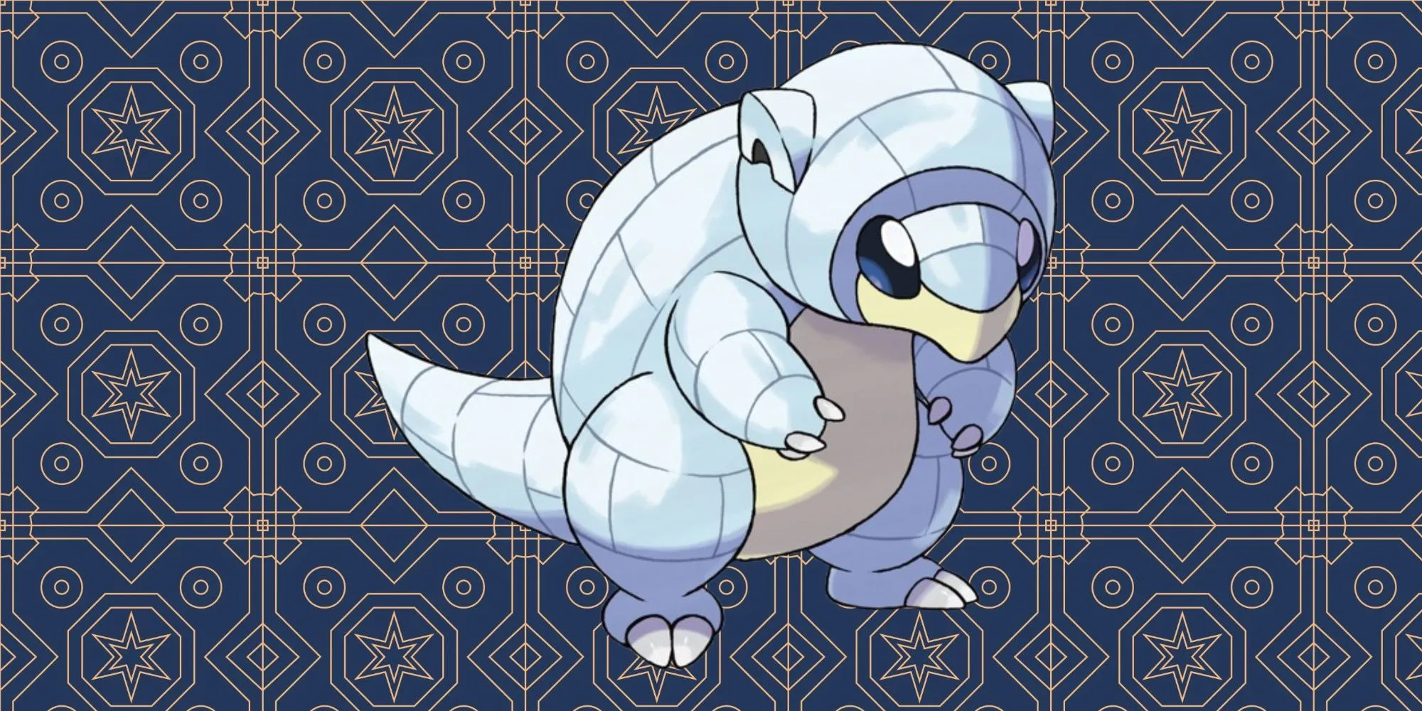 Sandshrew Alola đang cuộn tròn trong tuyết