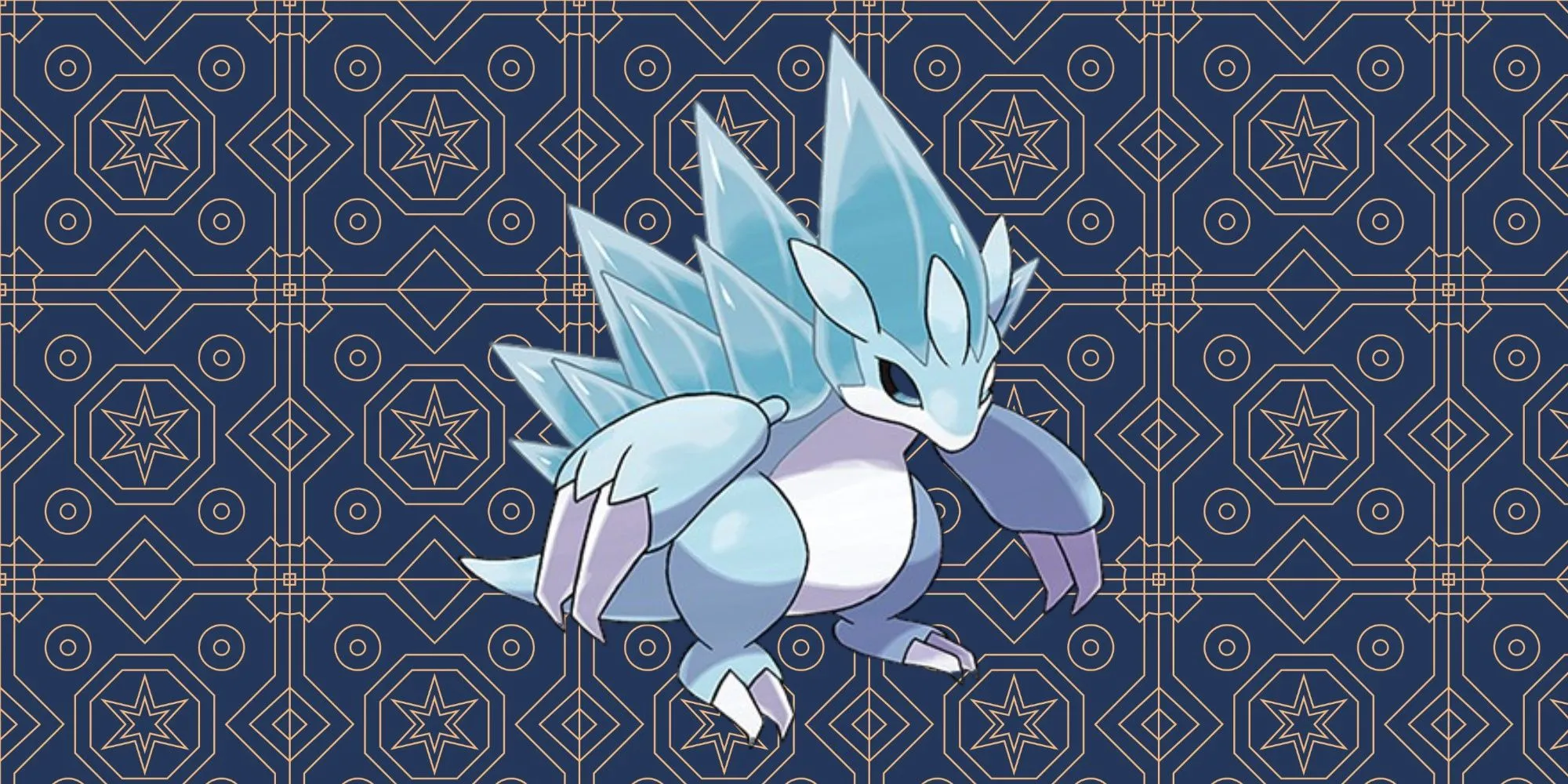 Sandslash Alola với những chiếc gai băng sắc nhọn trên lưng