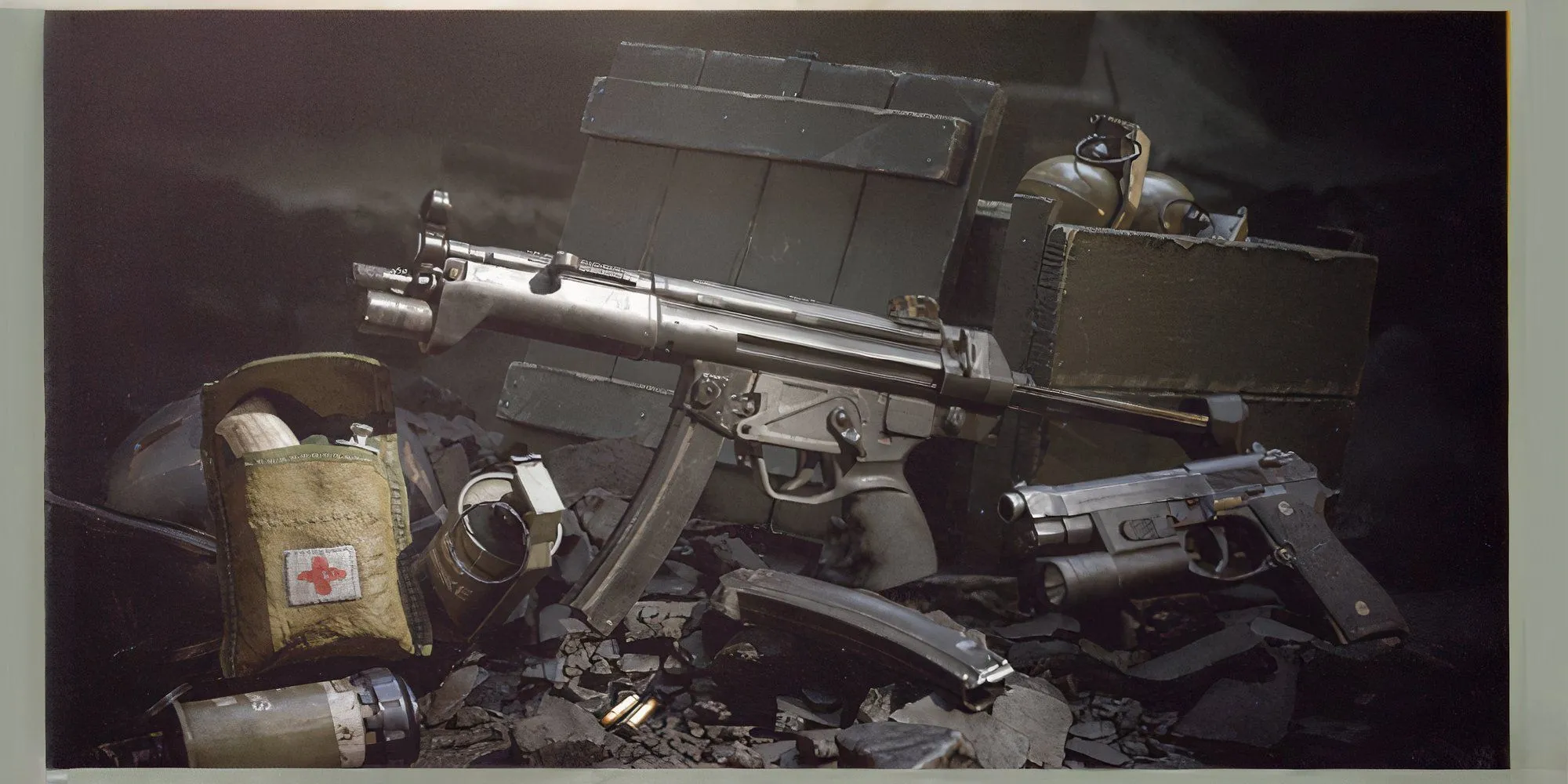 Súng tiểu liên HK MP5 gọn nhẹ và hiệu quả trong Delta Force Black Hawk Down