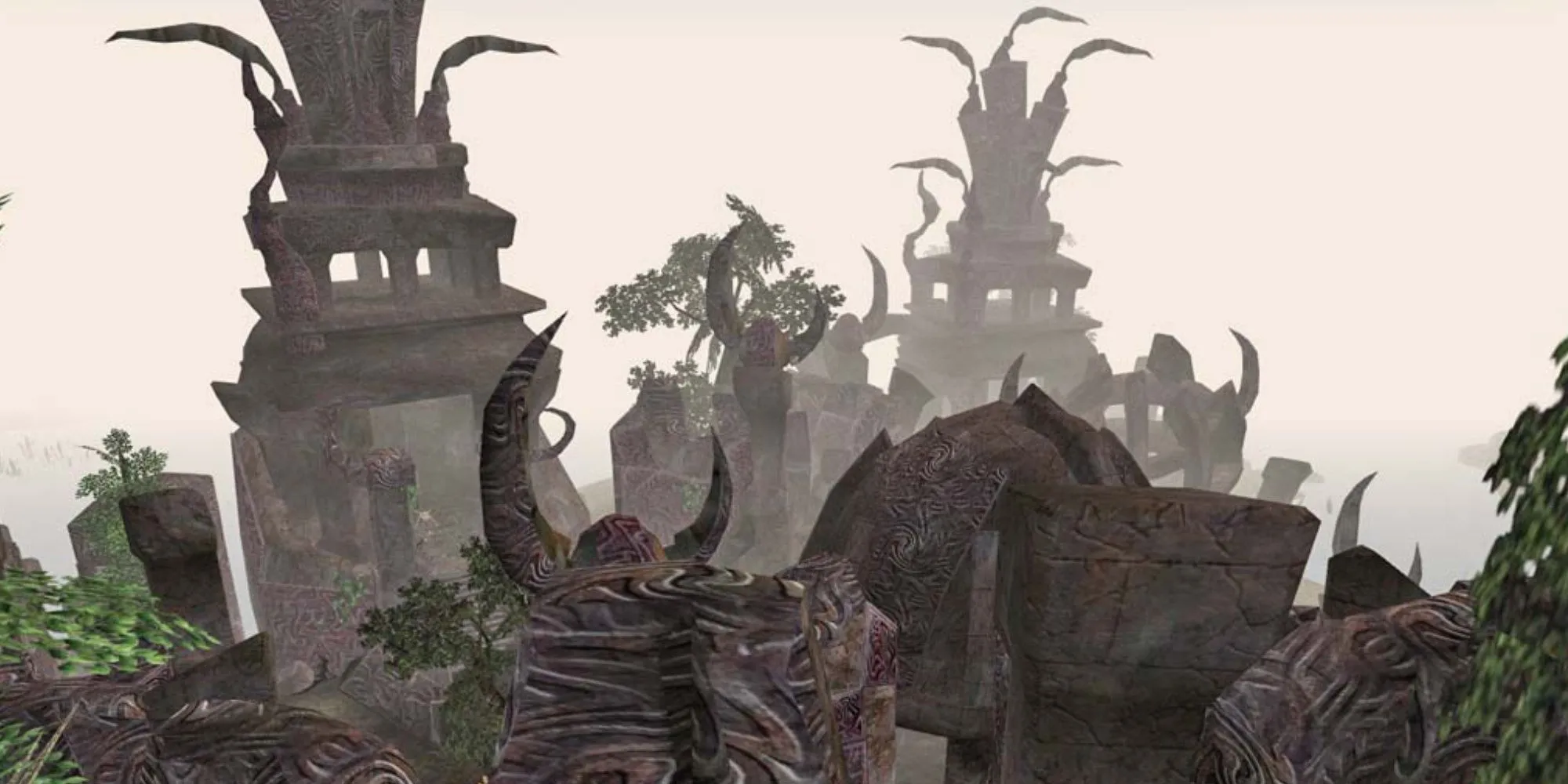 Tàn tích Daedra của Ald Sotha ở Morrowind.
