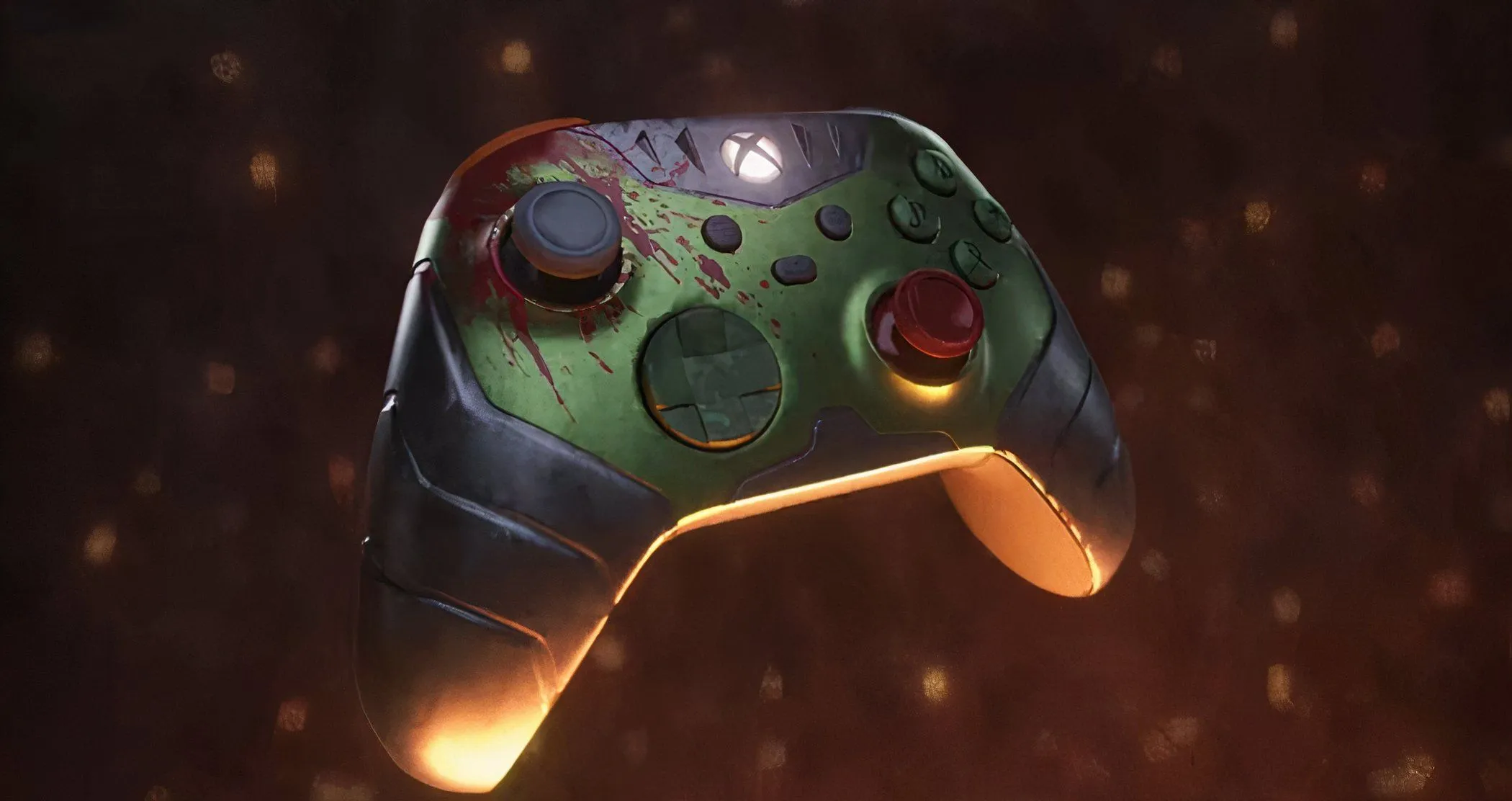 Tay cầm Xbox Elite Series 2 và Wrap Xbox Series X DOOM: The Dark Ages