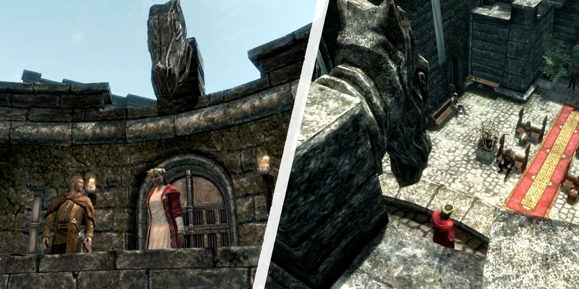 Thả bức tượng Gargoyle xuống Vittoria Vici trong đám cưới của cô ấy để giết cô ấy cho Dark Brotherhood.