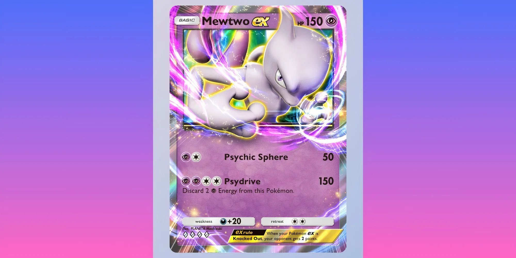 Thẻ bài Mewtwo EX hệ Tâm Linh đầy uy lực trong Pokémon TCG Pocket