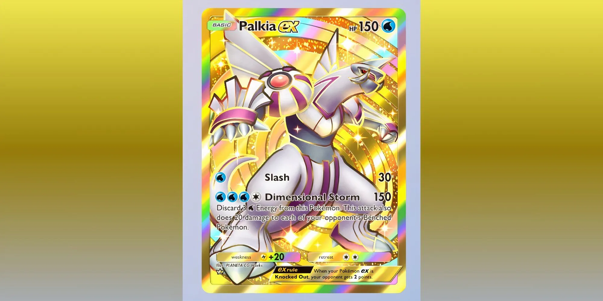 Thẻ bài Palkia EX hệ Nước mạnh mẽ trong Pokémon TCG Pocket
