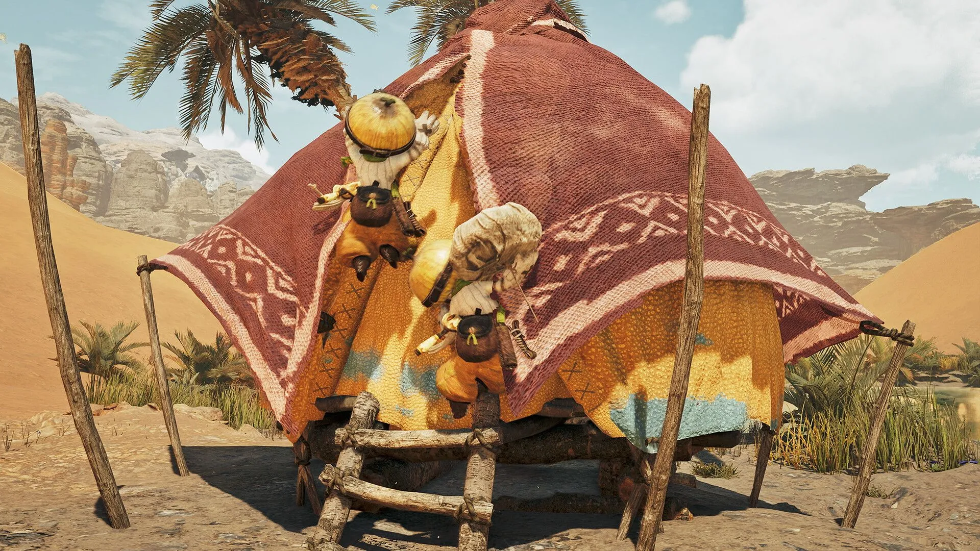 Thợ săn đặt bẫy để bắt giữ quái vật trong Monster Hunter Wilds