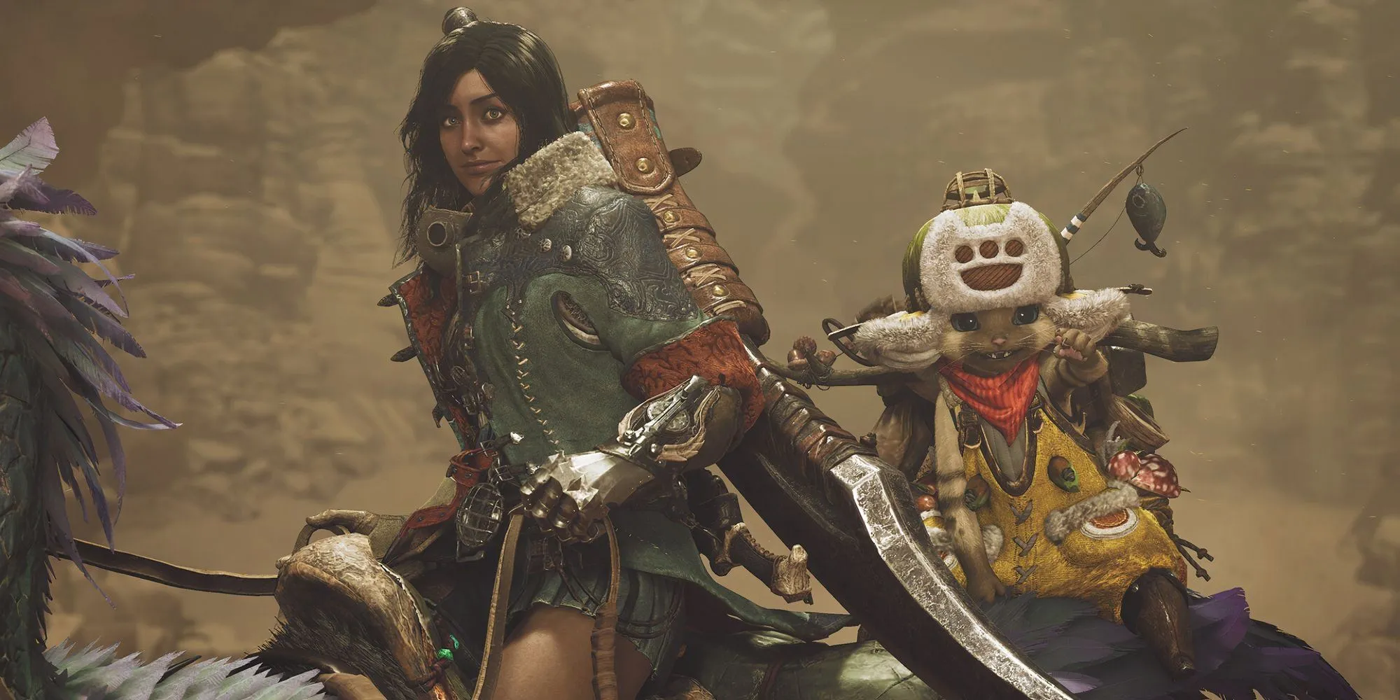 Thợ săn trong Monster Hunter Wilds đạt cấp độ Hunter Rank tối đa