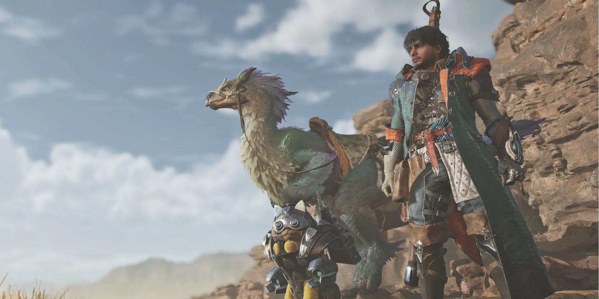 Thợ săn và Palico trong Monster Hunter Wilds chuẩn bị cho cốt truyện sâu sắc hơn