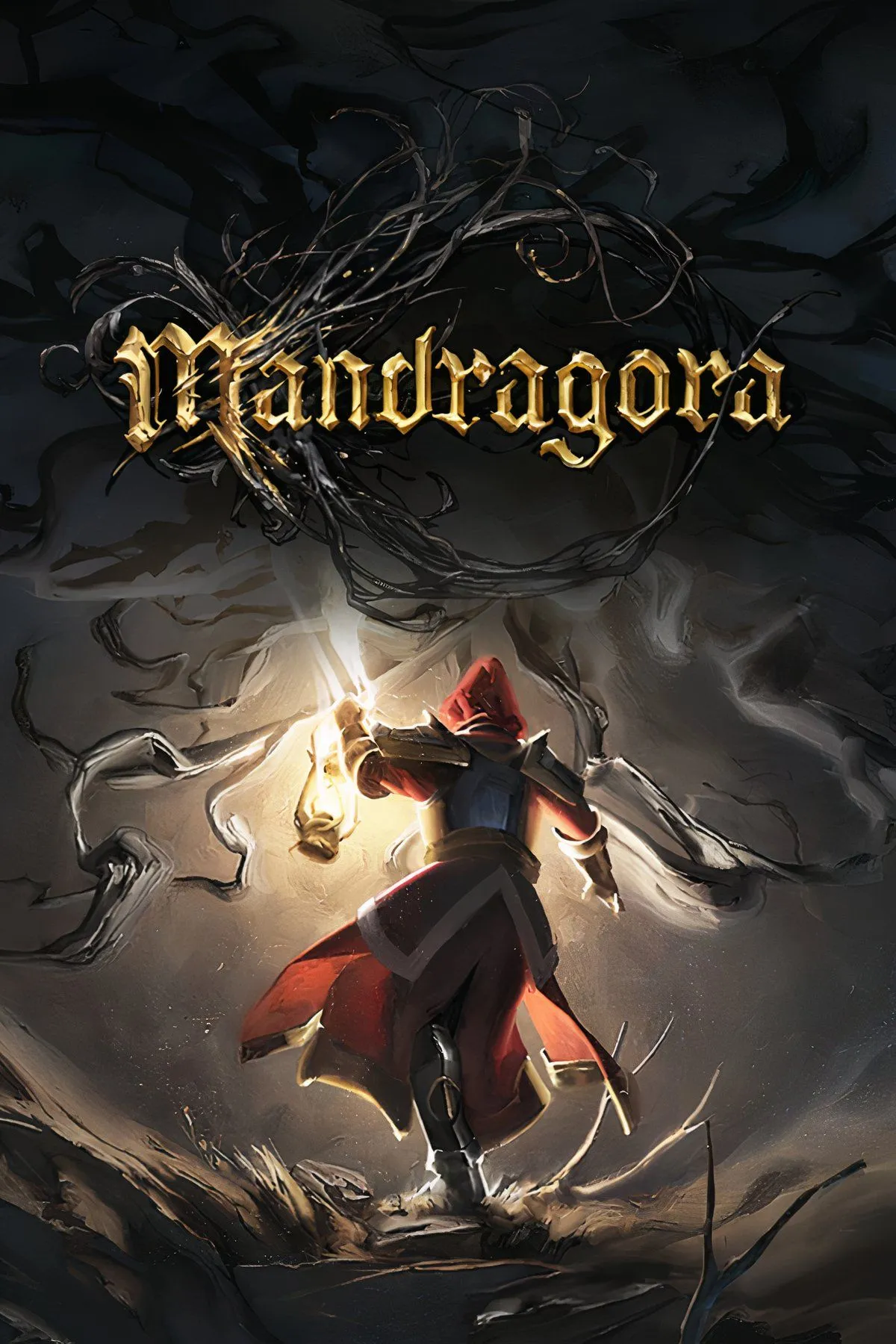 Tổng hợp hình ảnh từ game Mandragora Whispers of The Witch Tree thể hiện phong cách đồ họa và các yếu tố gameplay