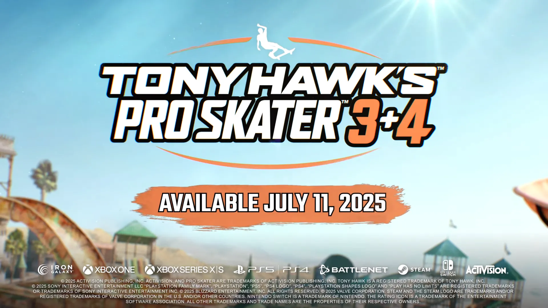 Tony Hawk biểu diễn kỹ thuật trượt ván trong THPS 3+4 trailer