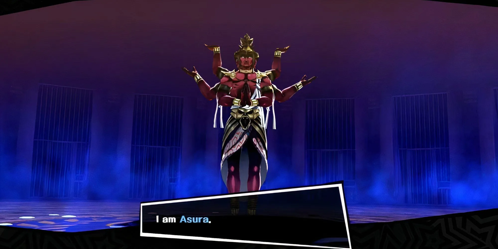 Triệu hồi Asura trong Velvet Room của Persona 5 Royal
