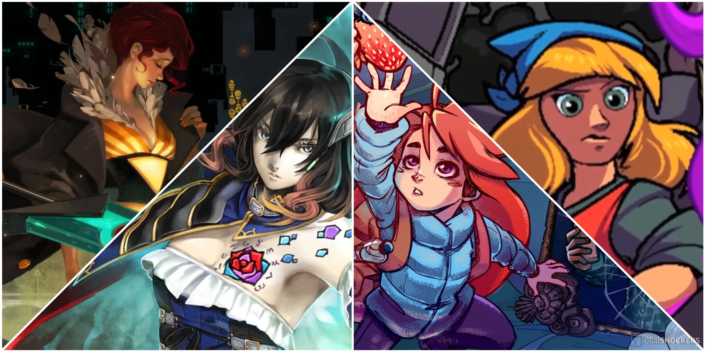 Tuyển tập hình ảnh các nữ anh hùng nổi tiếng trong game indie, minh họa sự đa dạng của thể loại game độc lập.