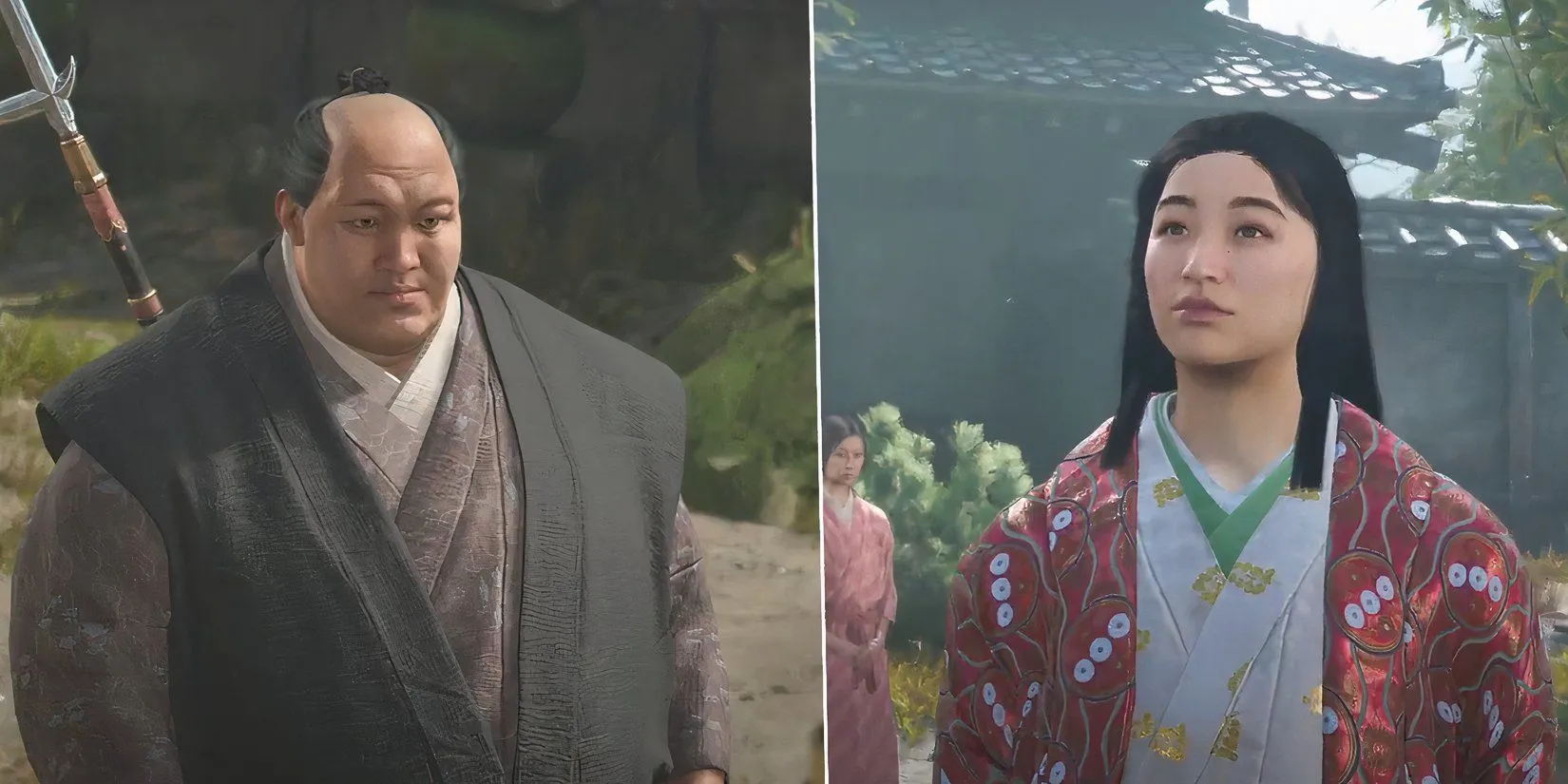 Yasuke gặp gỡ Kuma và Phu nhân Oichi tại Odani