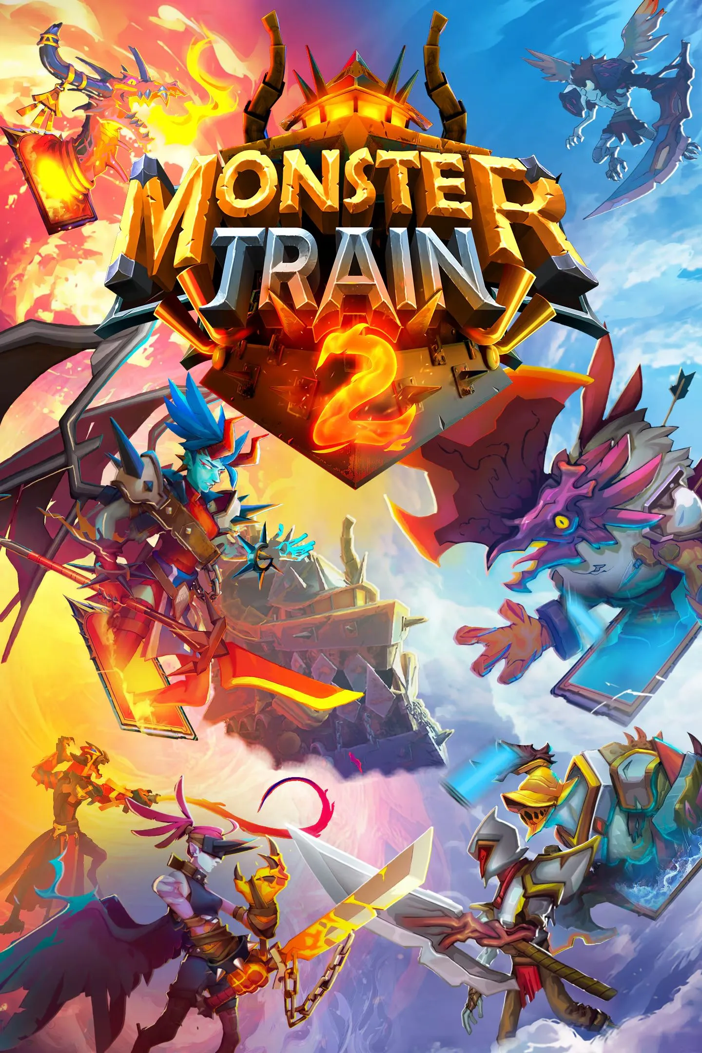 Ảnh bìa chính thức (cover art) của tựa game Monster Train 2