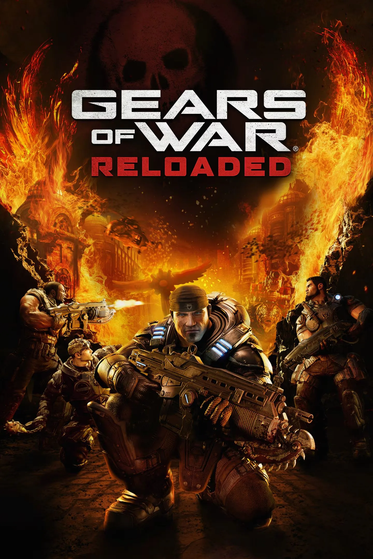 Ảnh bìa chính thức của game bắn súng Gears of War: Reloaded