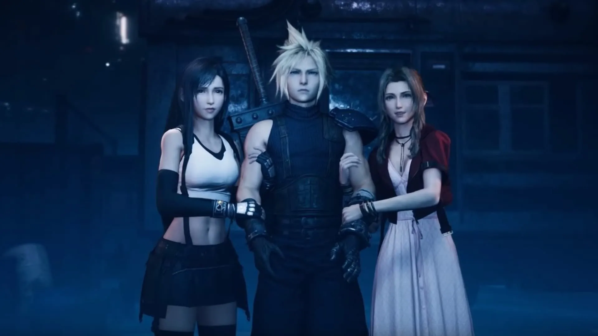 Các nhân vật chính của Final Fantasy 7 Remake - Cloud, Tifa, Aerith - trong sự kiện crossover Magic The Gathering