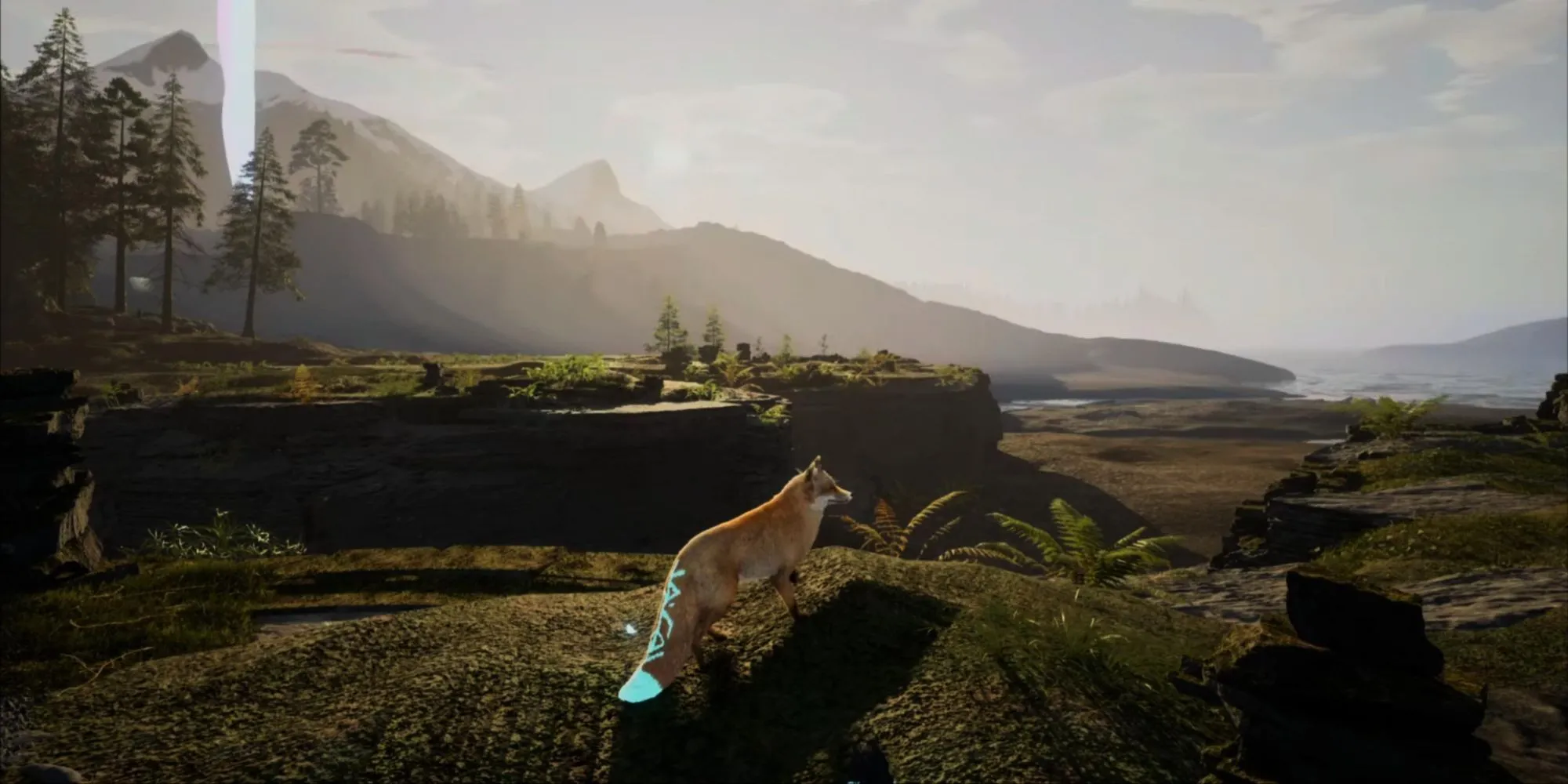 Cảnh quan tươi đẹp trong Spirit of the North 2, thể hiện môi trường game đa dạng và cuốn hút