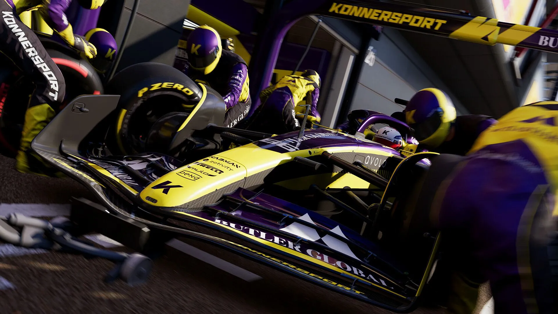 Chi tiết đồ họa xe đua F1 trong game F1 25