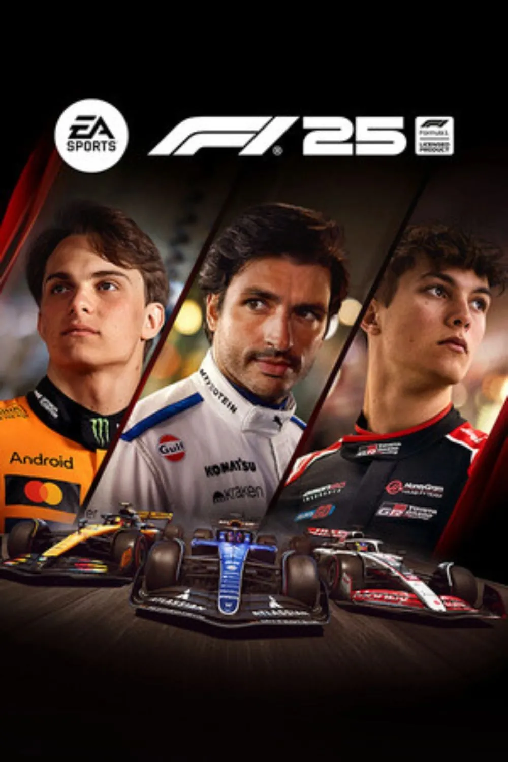 Hình ảnh quảng bá chính thức của game đua xe F1 25 từ EA Sports và Codemasters