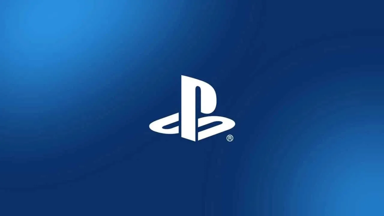 Logo PlayStation trên nền tối
