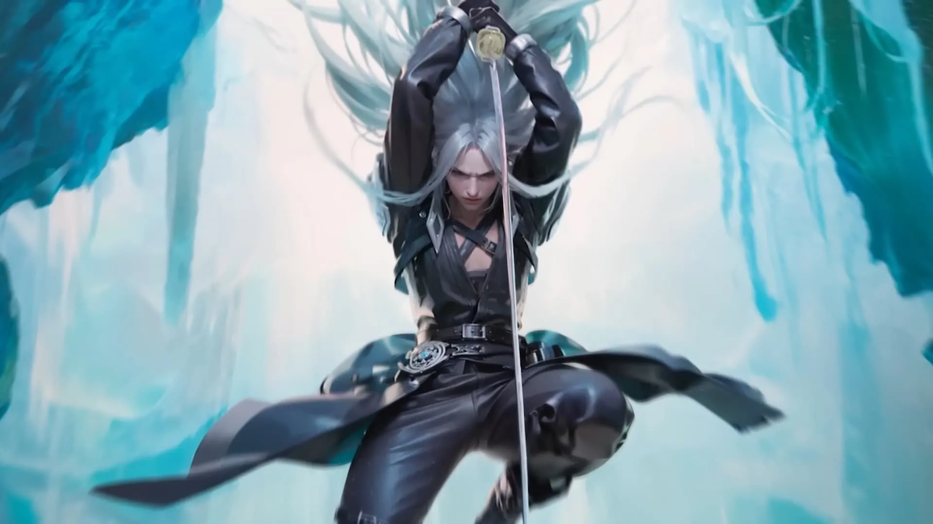 Thẻ bài Sephiroth trong bộ crossover Magic: The Gathering x Final Fantasy 7