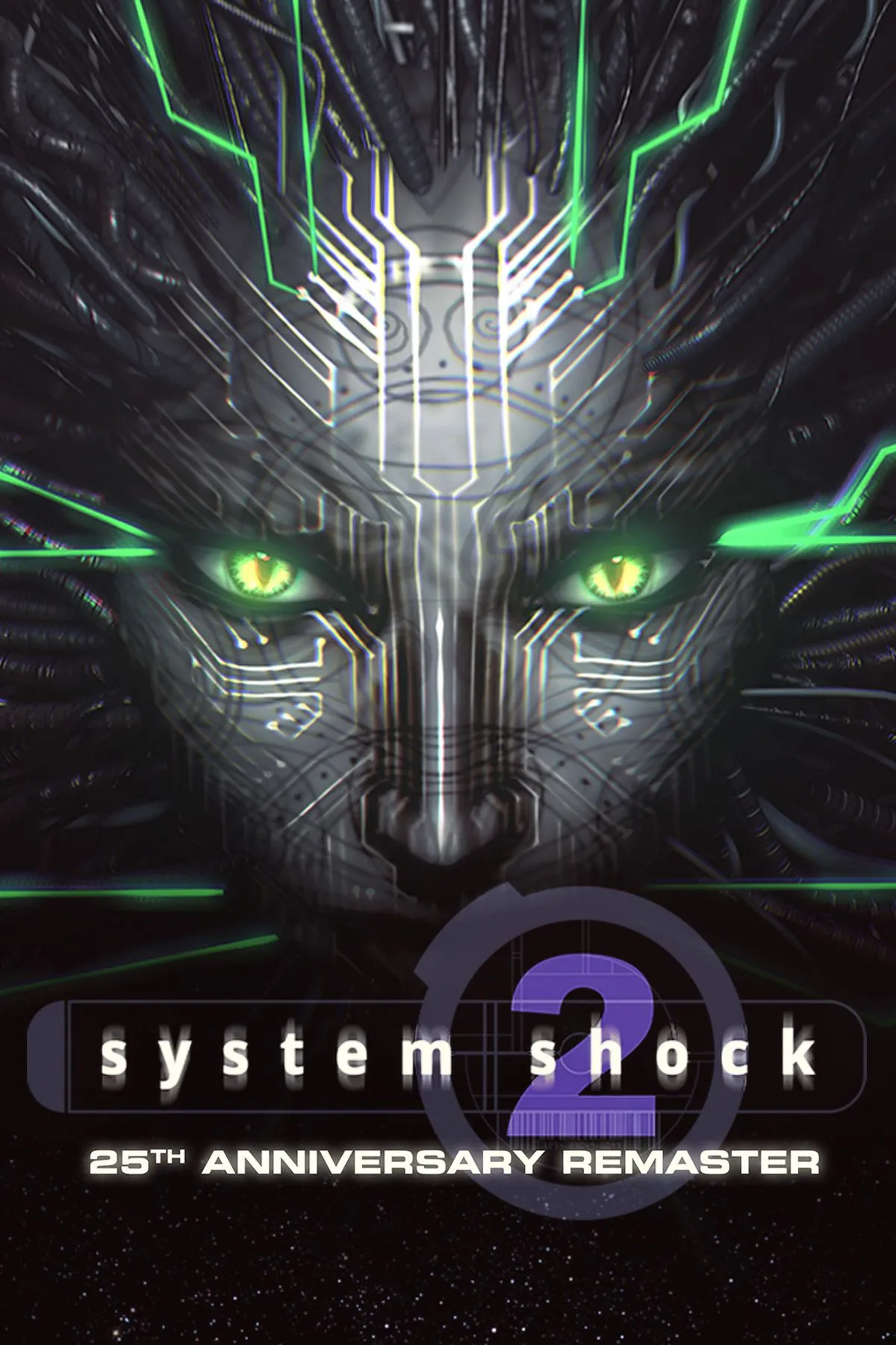 Ảnh bìa chính thức của System Shock 2: 25th Anniversary Remaster, hứa hẹn một cuộc phiêu lưu kinh hoàng tái sinh.