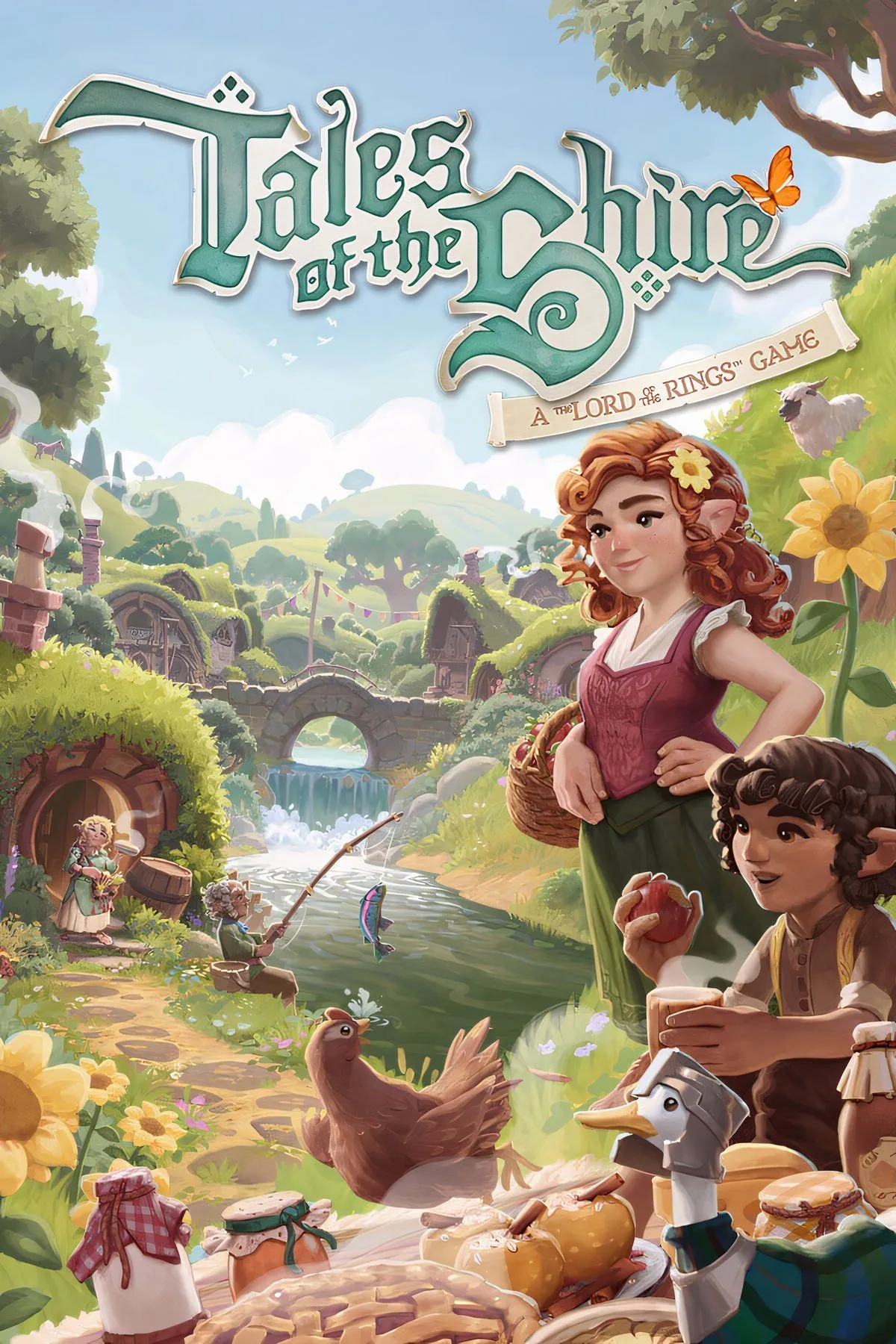 Ảnh bìa game Tales of the Shire: A The Lord of the Rings Game, game mô phỏng cuộc sống Hobbit ấm cúng trên Xbox Game Pass.