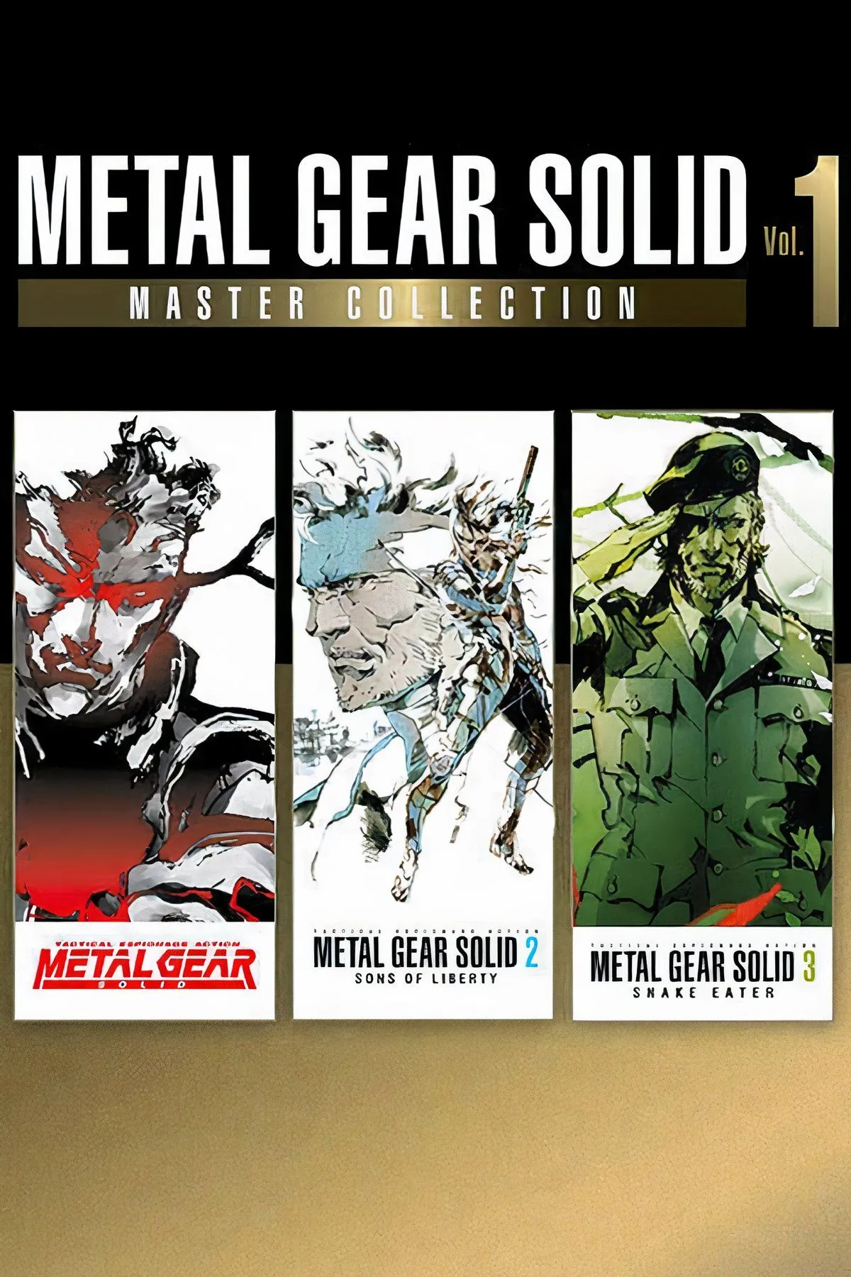 Ảnh bìa Metal Gear Solid Master Collection Vol 1, bộ sưu tập game kinh điển trên Xbox Game Pass.