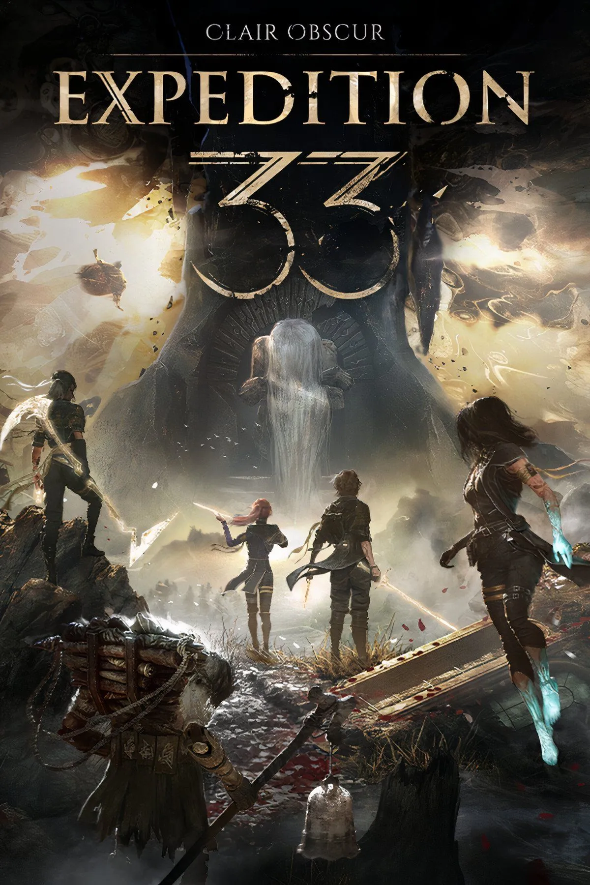 Ảnh tổng hợp các nhà phát triển Sandfall Interactive được đưa vào game Clair Obscur