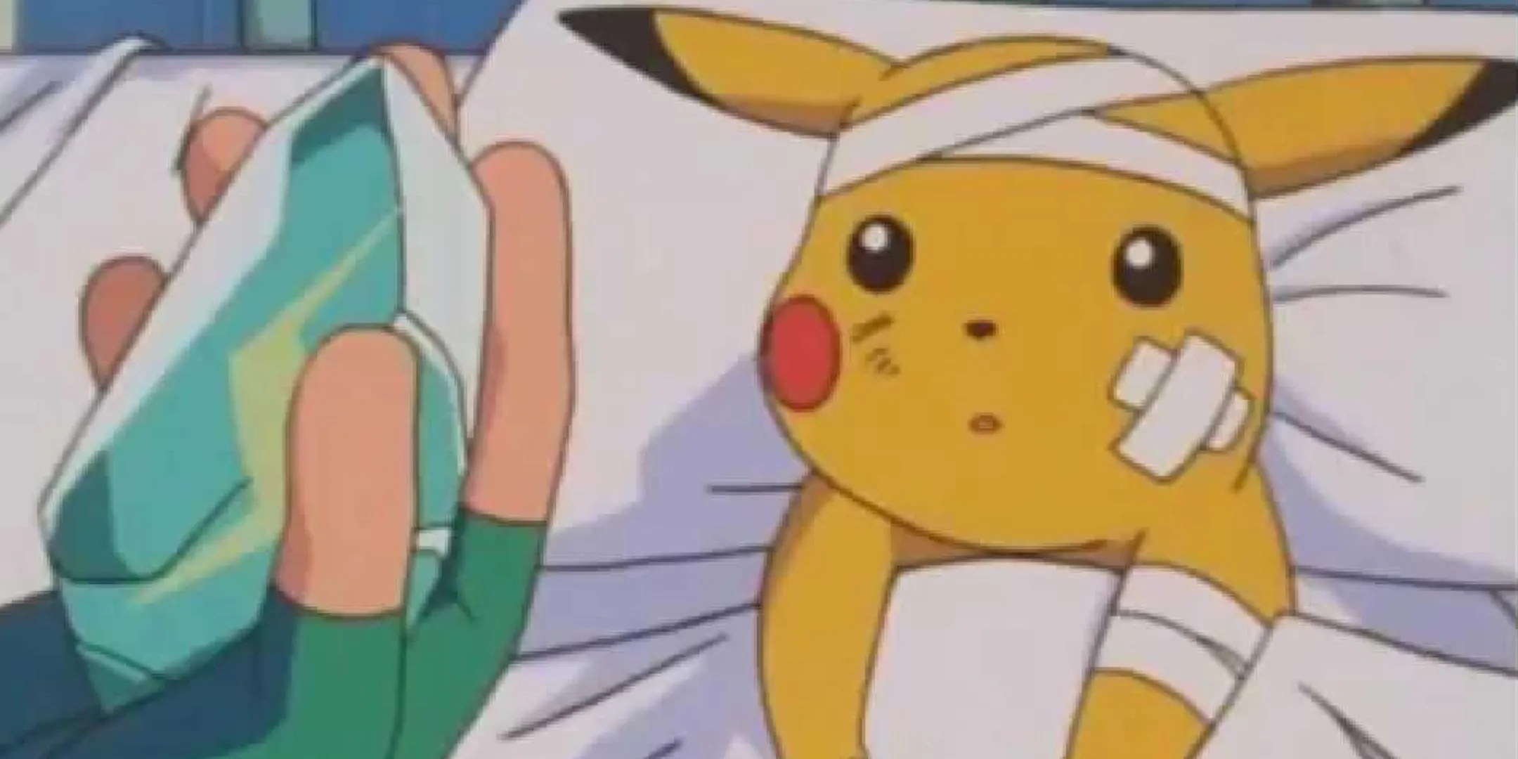 Ash cầm Đá Sét trước Pikachu, minh họa cho việc tiến hóa Pokemon