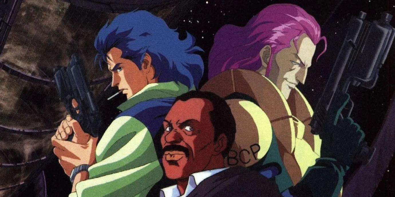 Ba nhân vật chính trong Policenauts: Jonathan Ingram, Tony Redwood và Ed Brown