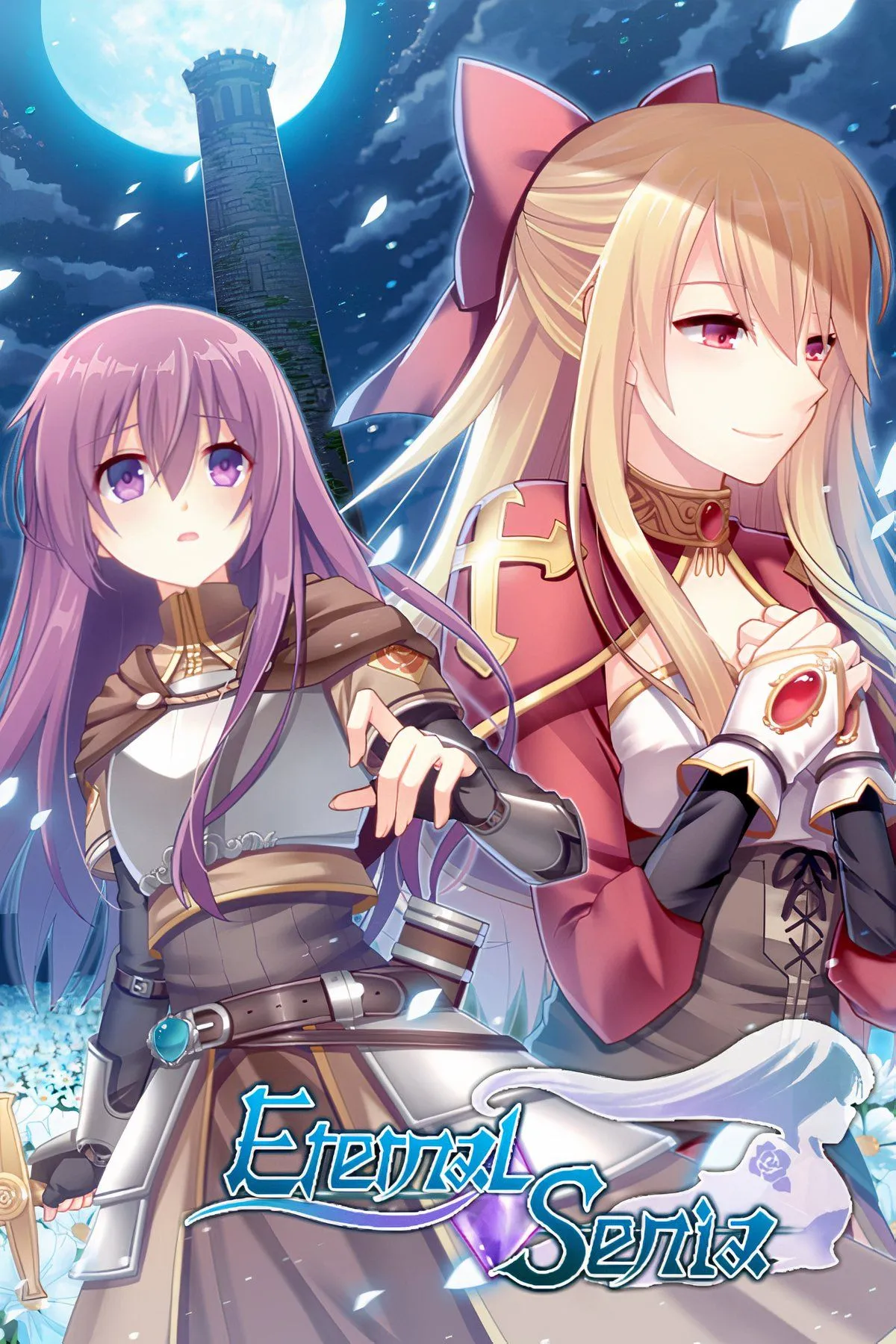 Bìa game Eternal Senia, một tựa JRPG hành động với cốt truyện sâu sắc.