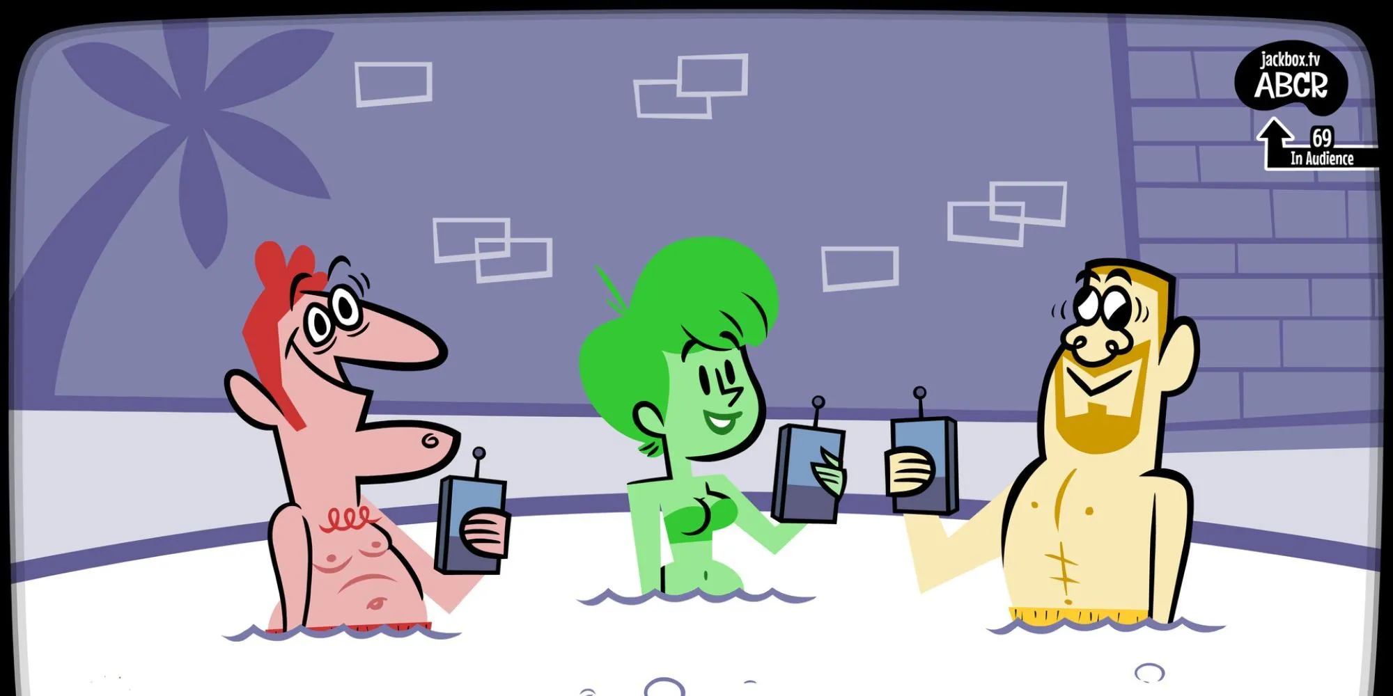 Bìa game Jackbox Naughty Pack, gói trò chơi tiệc tùng dành cho người lớn với nội dung hài hước táo bạo từ Jackbox Games.