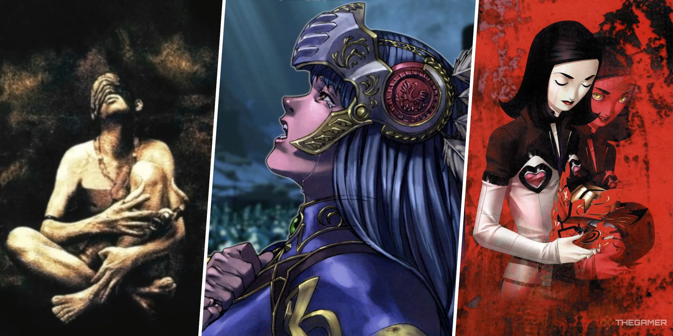 Bìa game Persona 2 Eternal Punishment, Shadow Tower và Valkyrie Profile, minh họa sự đa dạng của JRPG trên PS1.