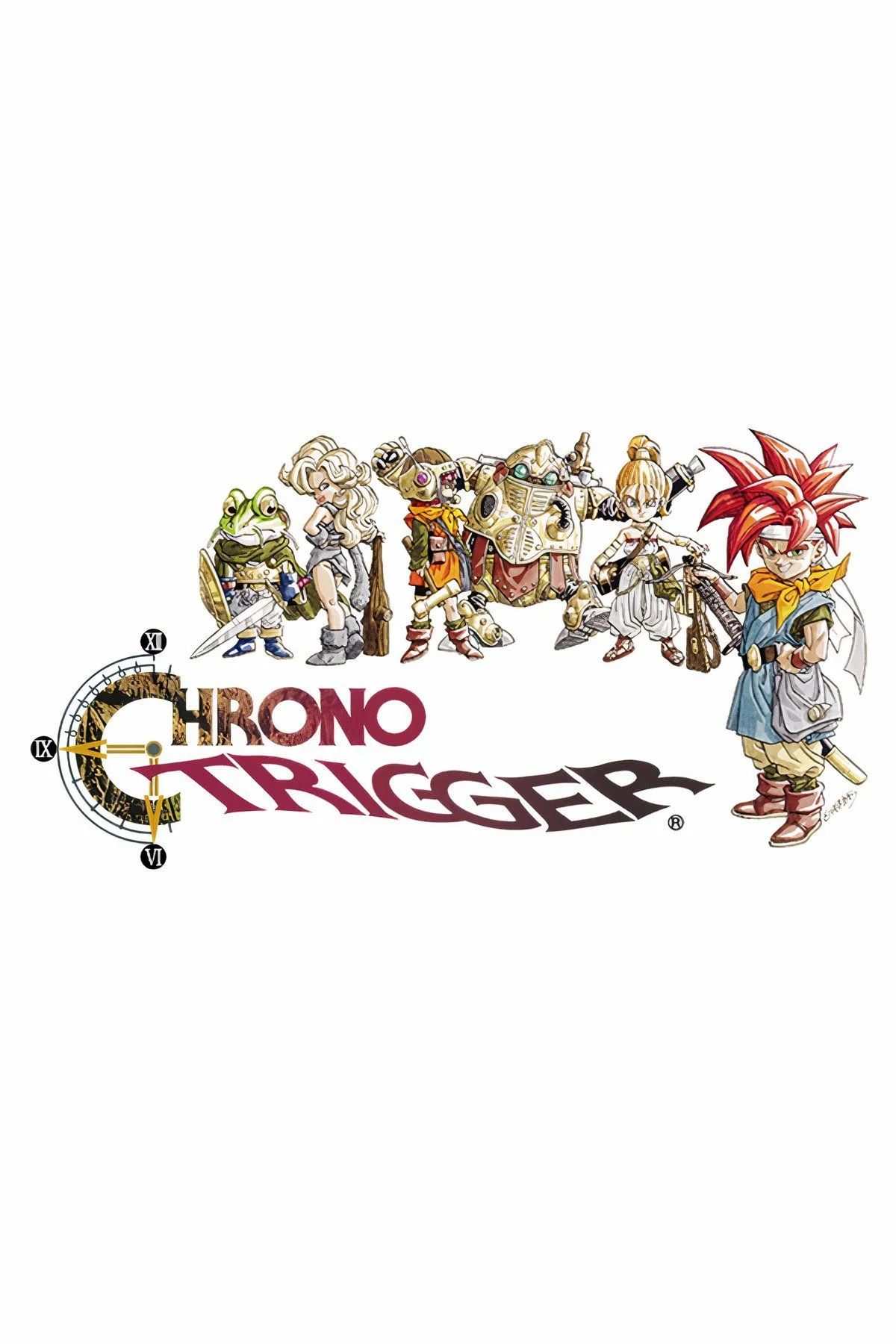 Biểu tượng nhóm anh hùng du hành thời gian trong tựa game JRPG kinh điển Chrono Trigger.