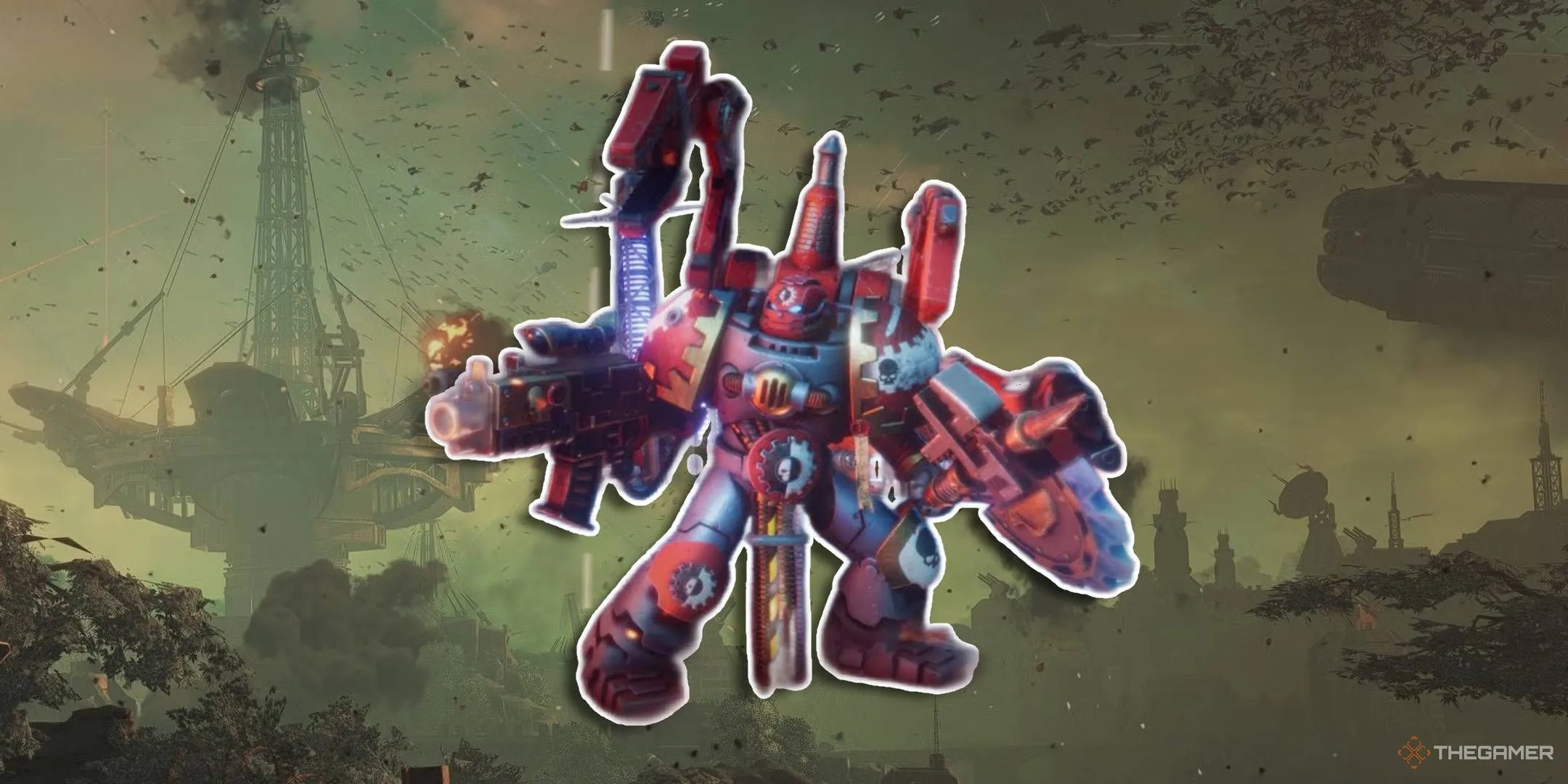 Bộ giáp Techmarine Warhammer 40K trên chiến trường