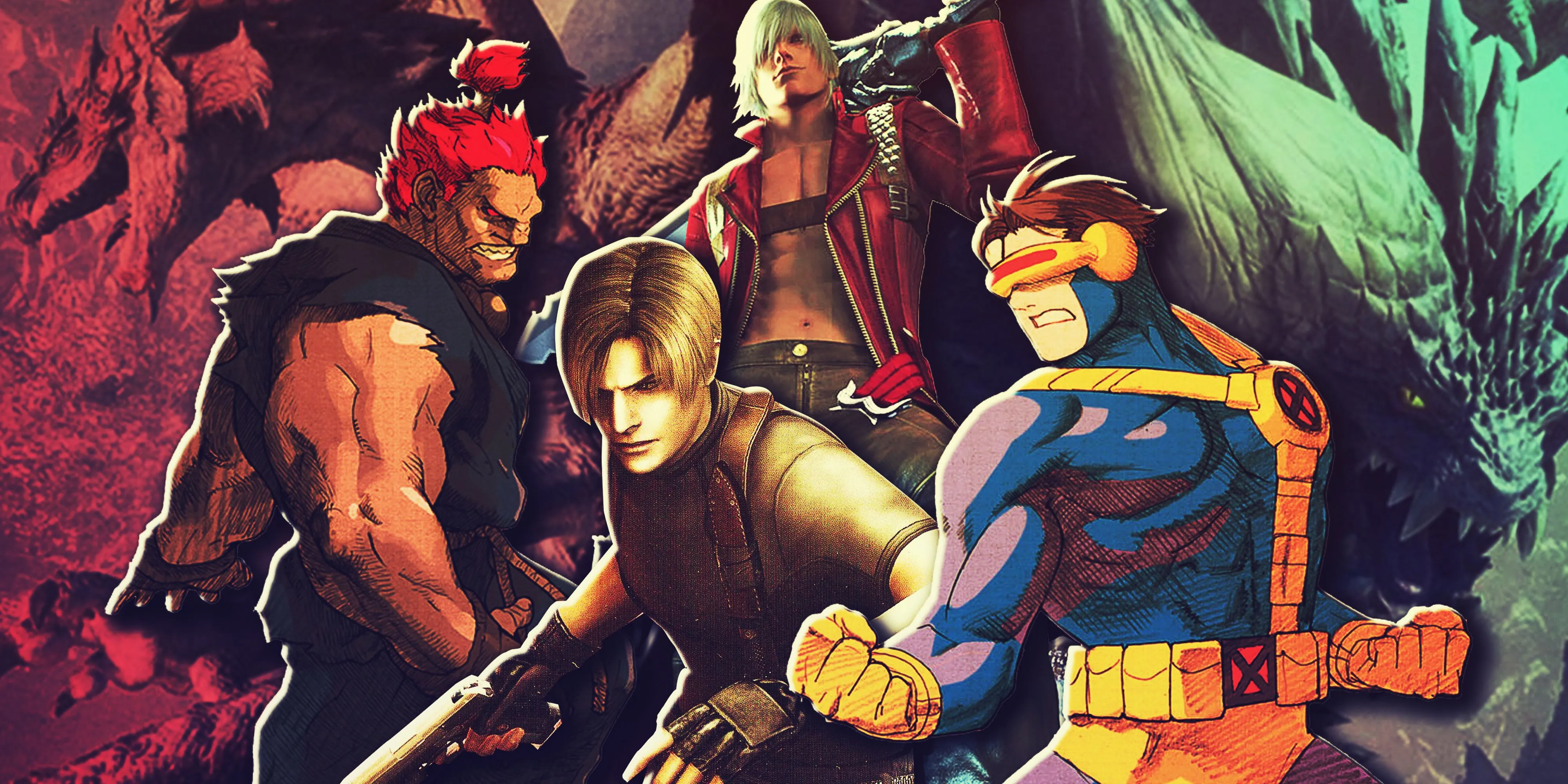 Các nhân vật biểu tượng từ những series game nổi tiếng nhất của Capcom