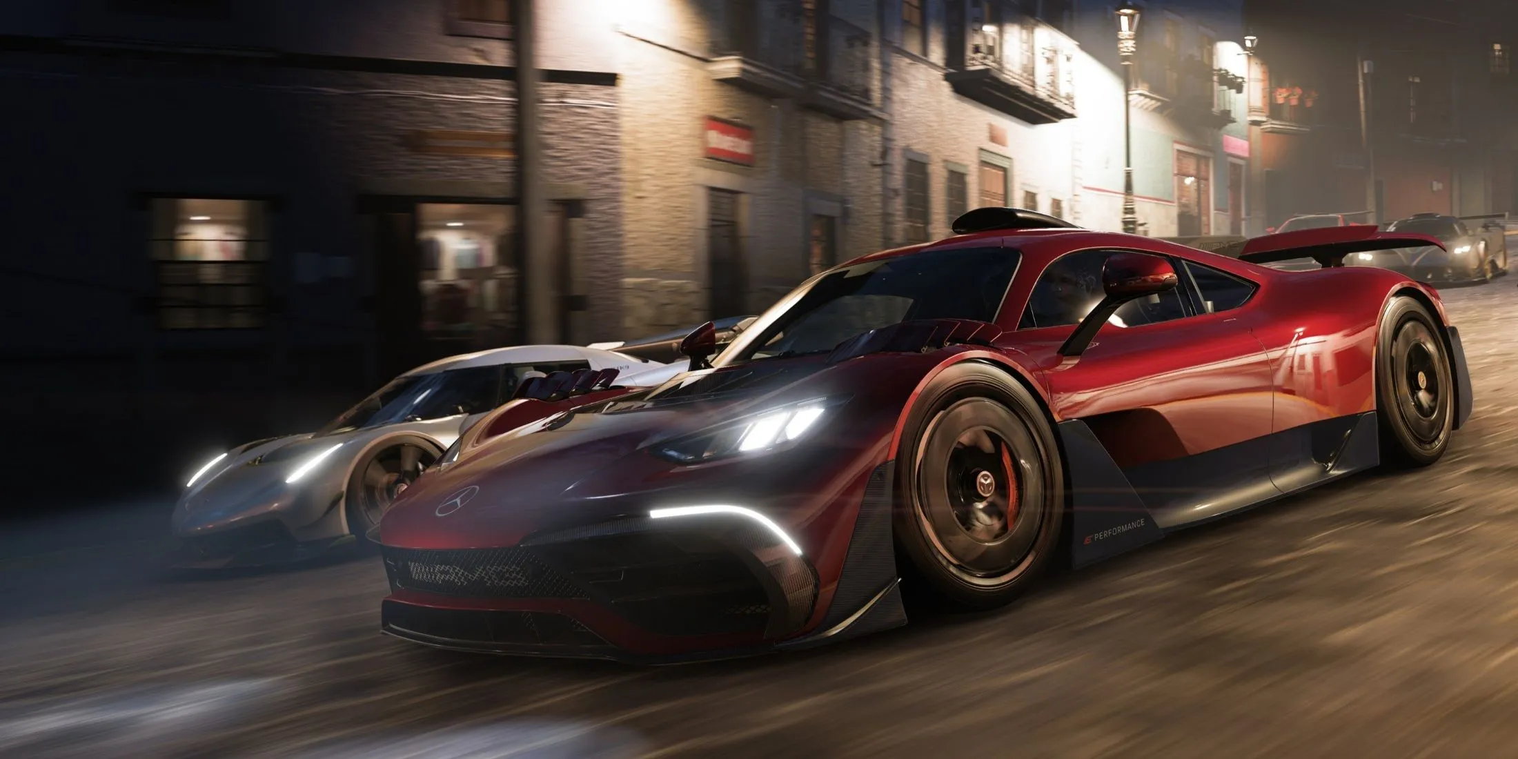 Cảnh quan rực rỡ và hiệu ứng ánh sáng neon trong Forza Horizon 5