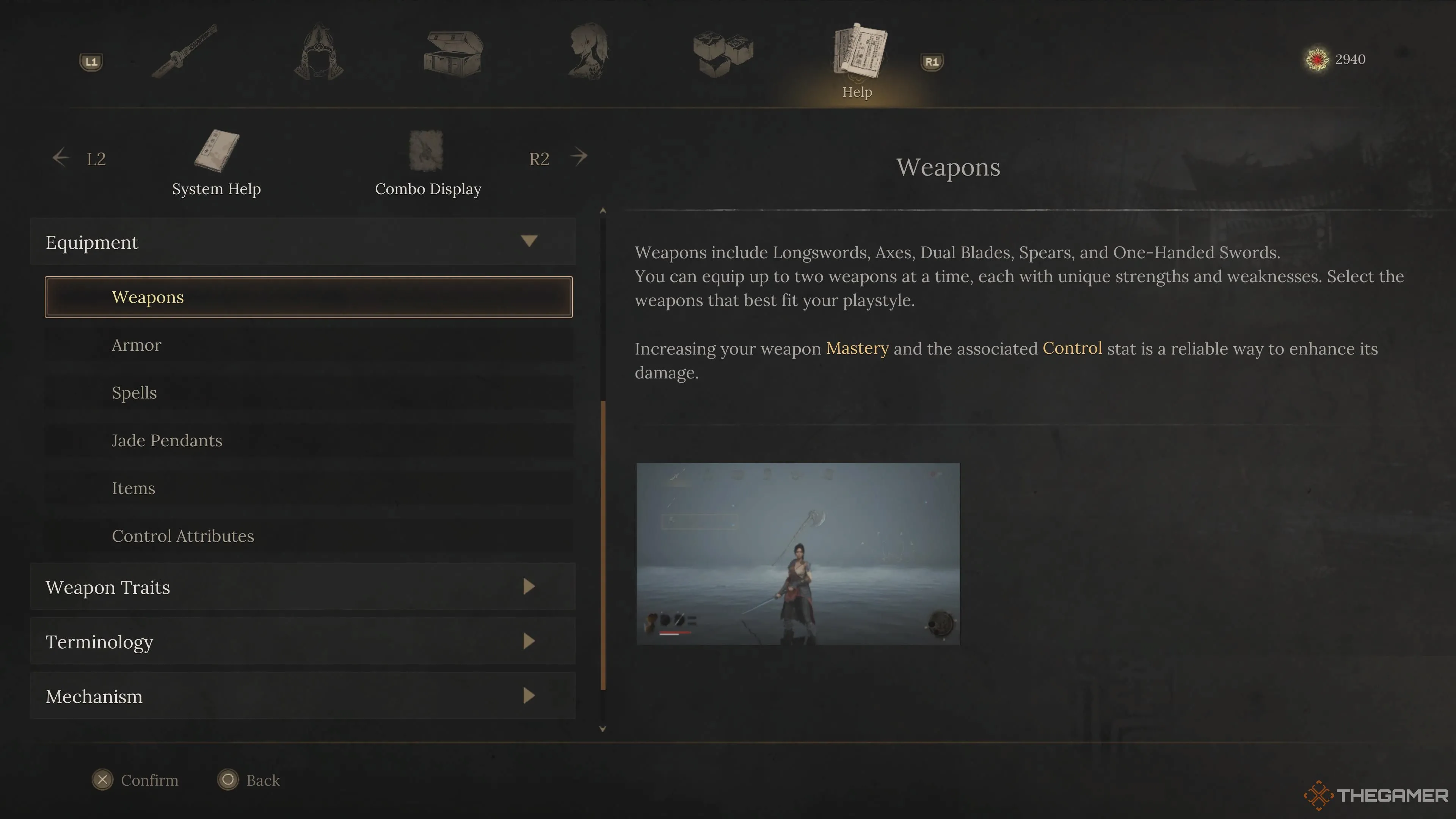 Cơ chế Tinh Thông Vũ Khí (Weapon Mastery) và Hệ Số Điều Khiển (Control) trong Wuchang Fallen Feathers