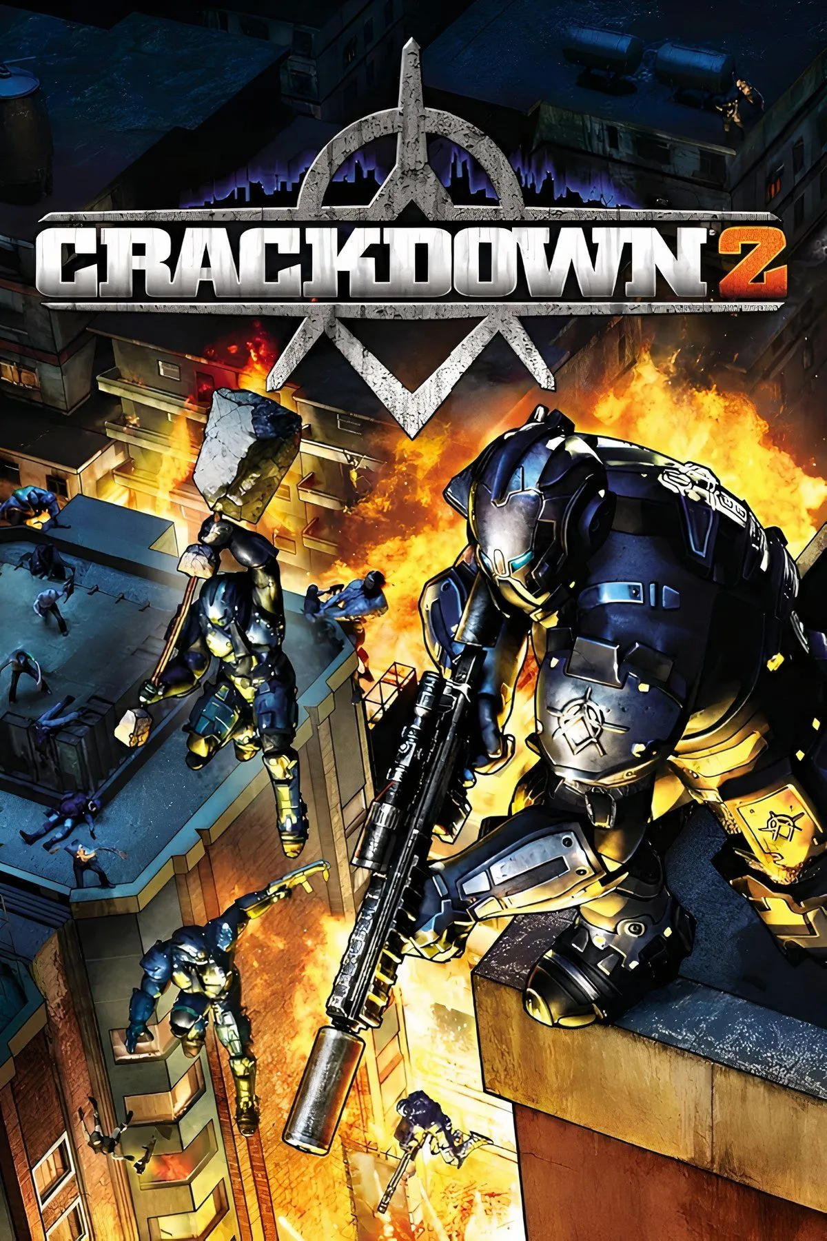 Đặc vụ siêu mạnh mẽ trong Crackdown 2, thỏa sức tung hoành trong thành phố Pacific City