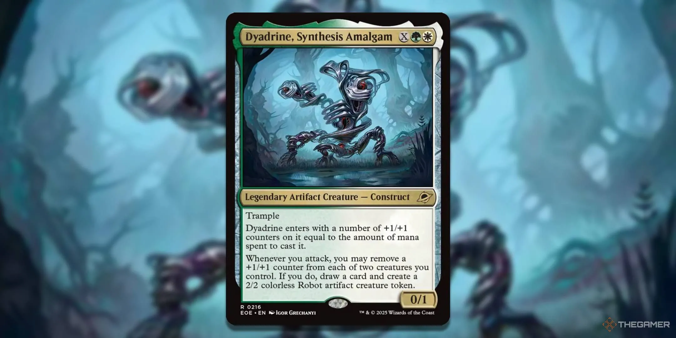 Dyadrine Synthesis Amalgam - Commander xanh lá/trắng tập trung vào token và +1/+1 counter