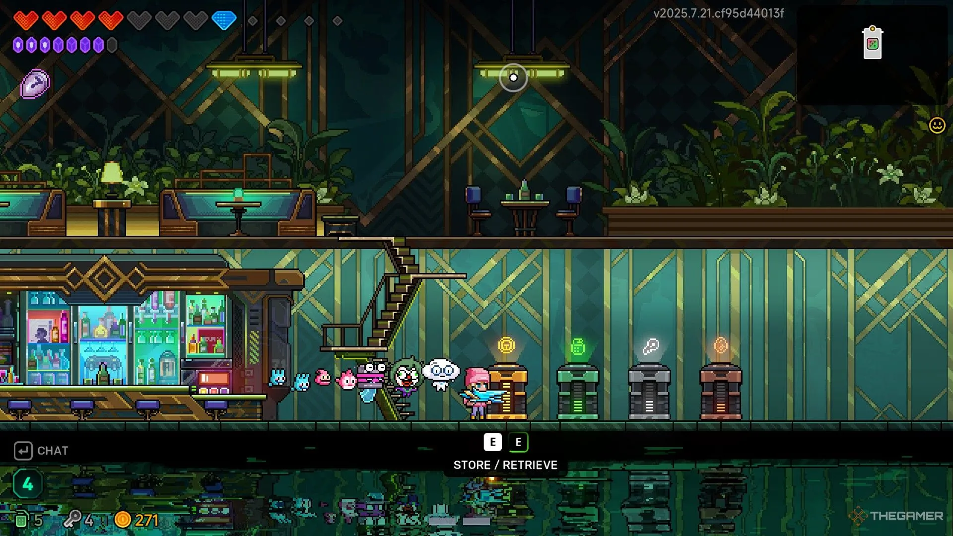 Elise và Hatchmon tại Safehouse Blackdog, nơi lưu trữ tài nguyên quý giá giữa các tầng Abyss