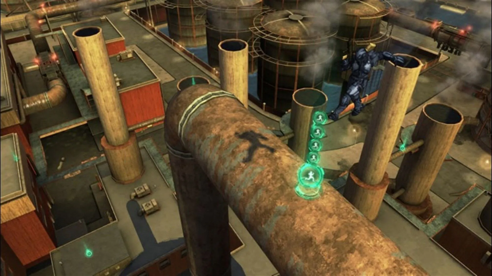 Gameplay hành động hỗn loạn với đặc vụ sử dụng sức mạnh trong Crackdown 2