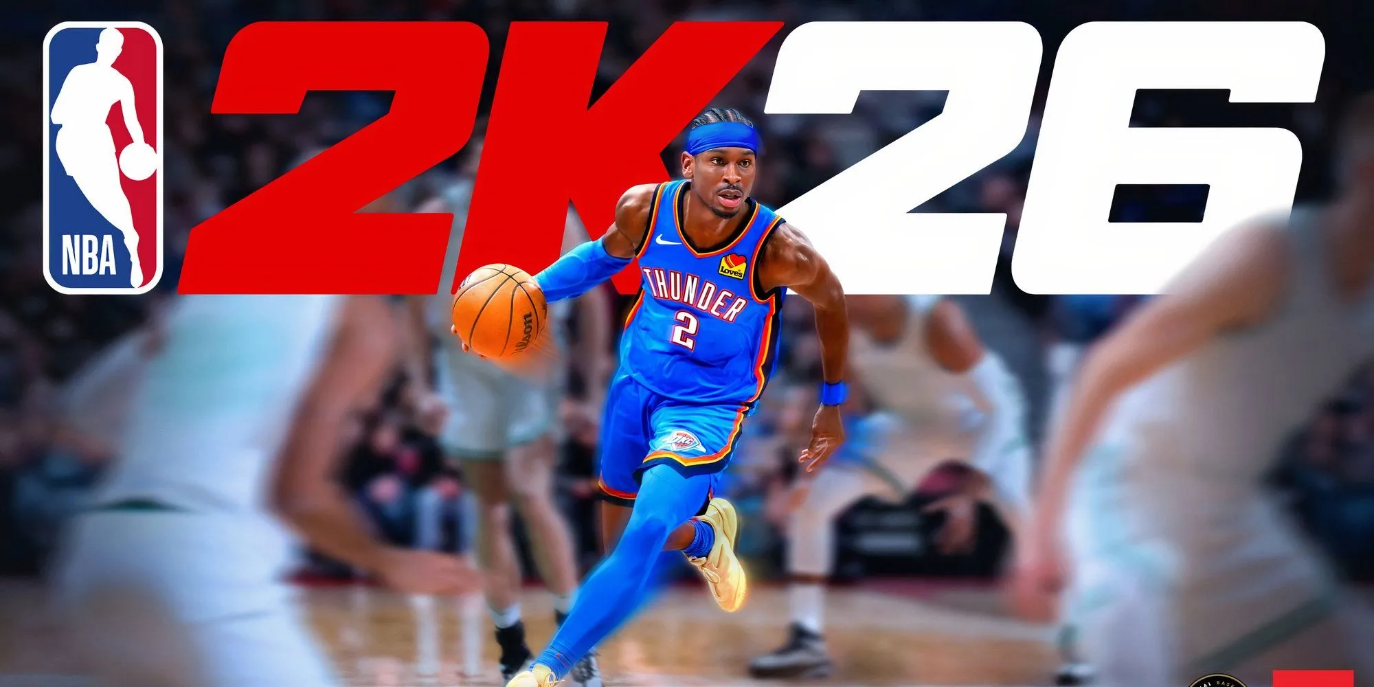 Hình ảnh Shai Gilgeous-Alexander trên bìa phiên bản Standard của game NBA 2K26