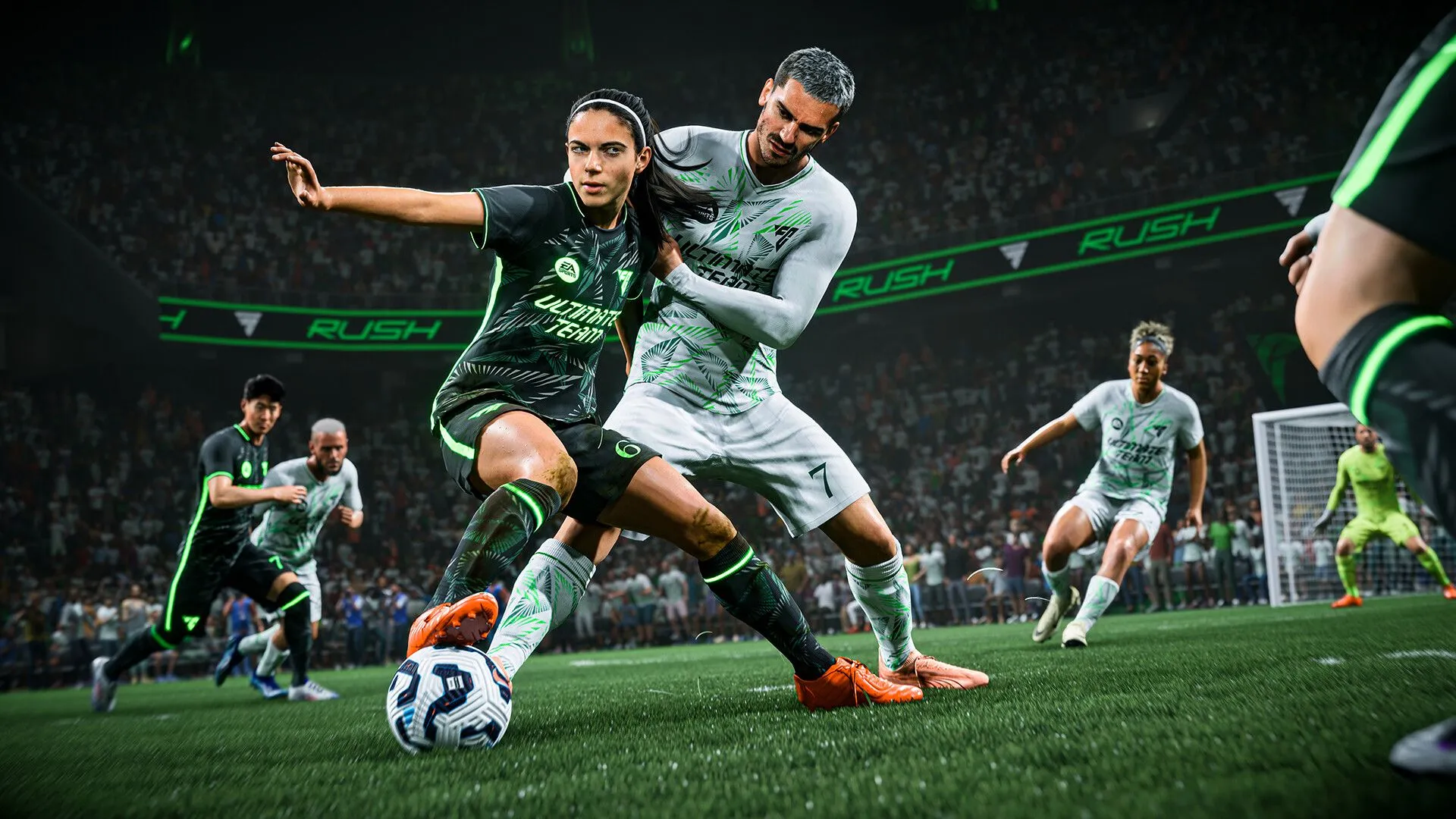 Jude Bellingham và Jamal Musiala trên trang bìa chính thức của EA SPORTS FC 26, thể hiện sự đồng hành của hai ngôi sao trẻ.