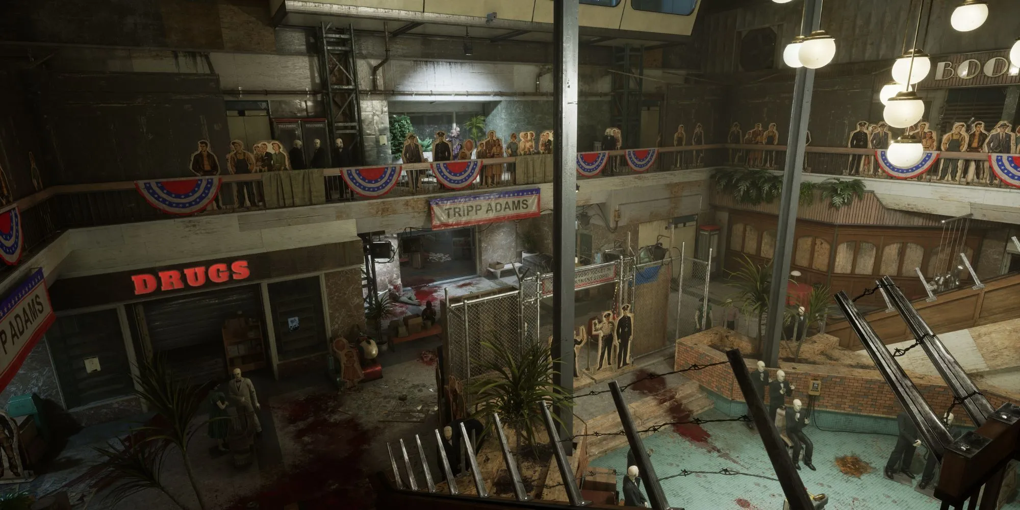 Khung cảnh hoang tàn và kinh dị bên trong bản đồ Trung tâm thương mại mới của The Outlast Trials Season 4
