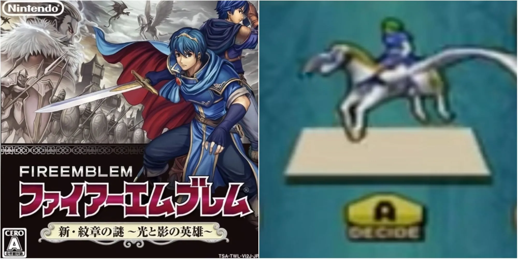 Kris và nhân vật Pegasus Knight trong Fire Emblem: New Mystery Of The Emblem